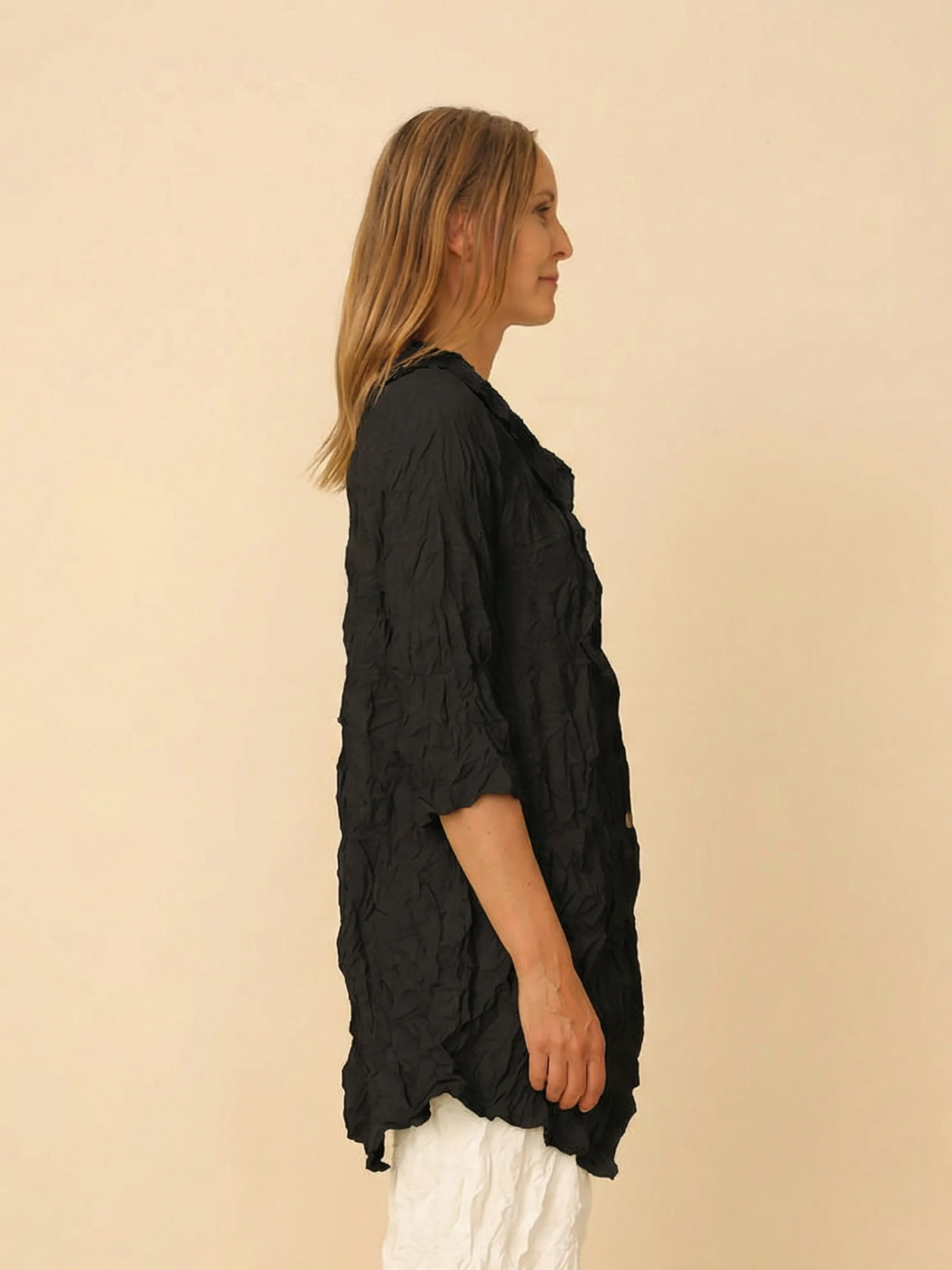 Georgette Shirt in Black