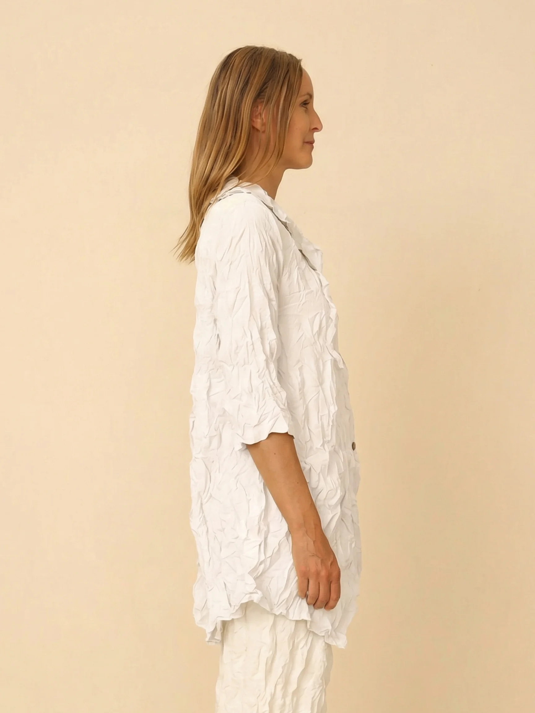 Georgette Shirt in White