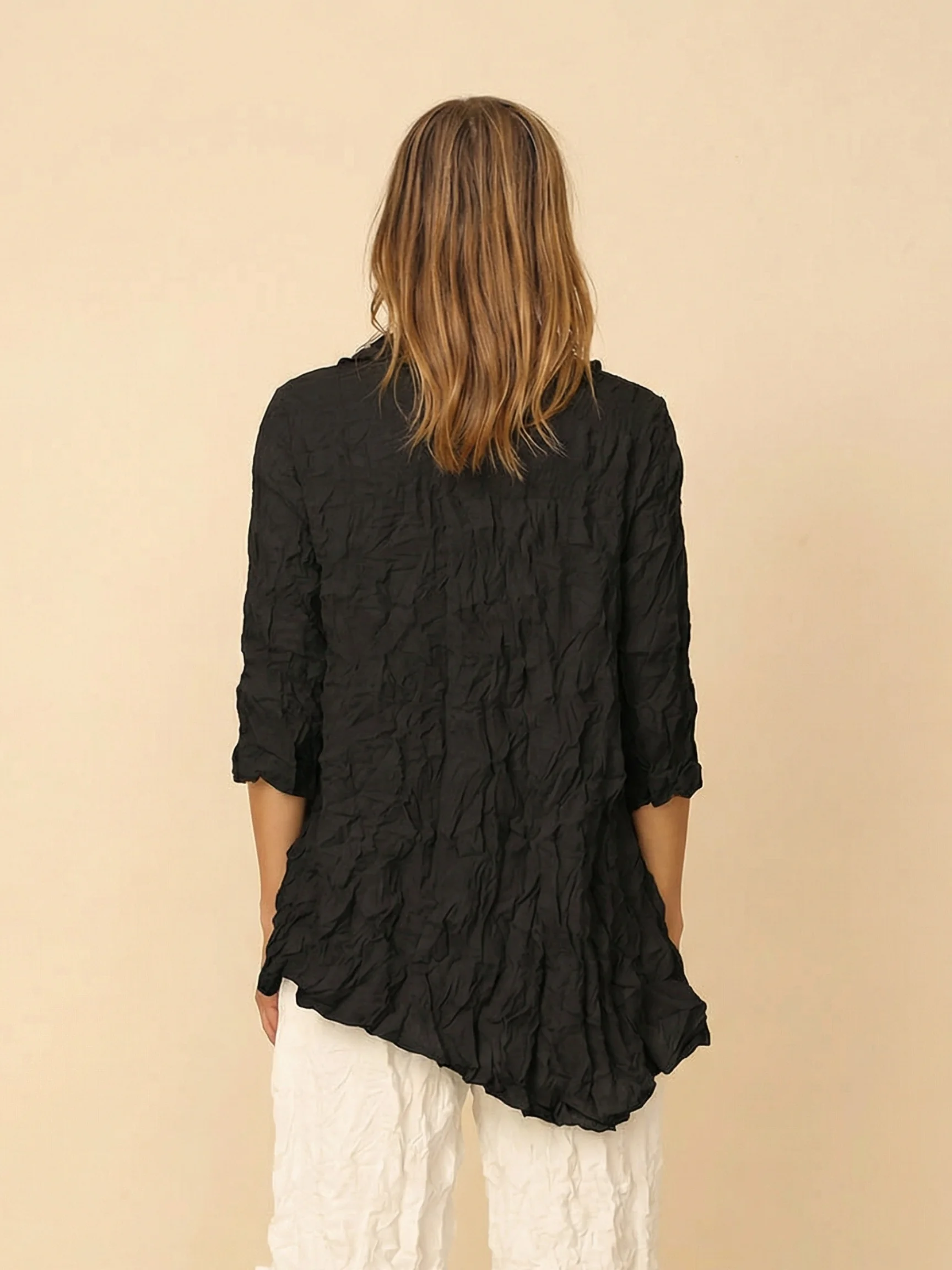 Georgette Shirt in Black