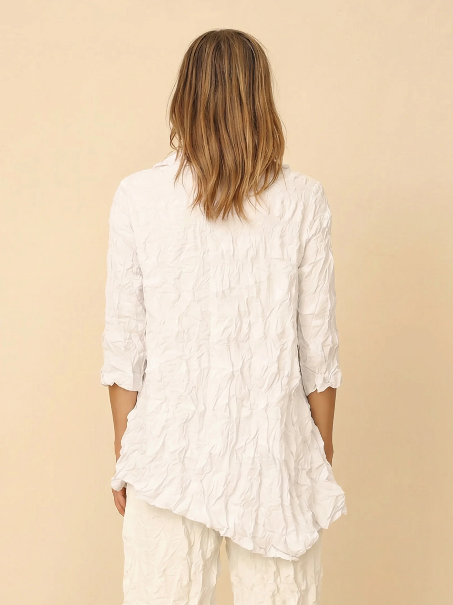 Georgette Shirt in White