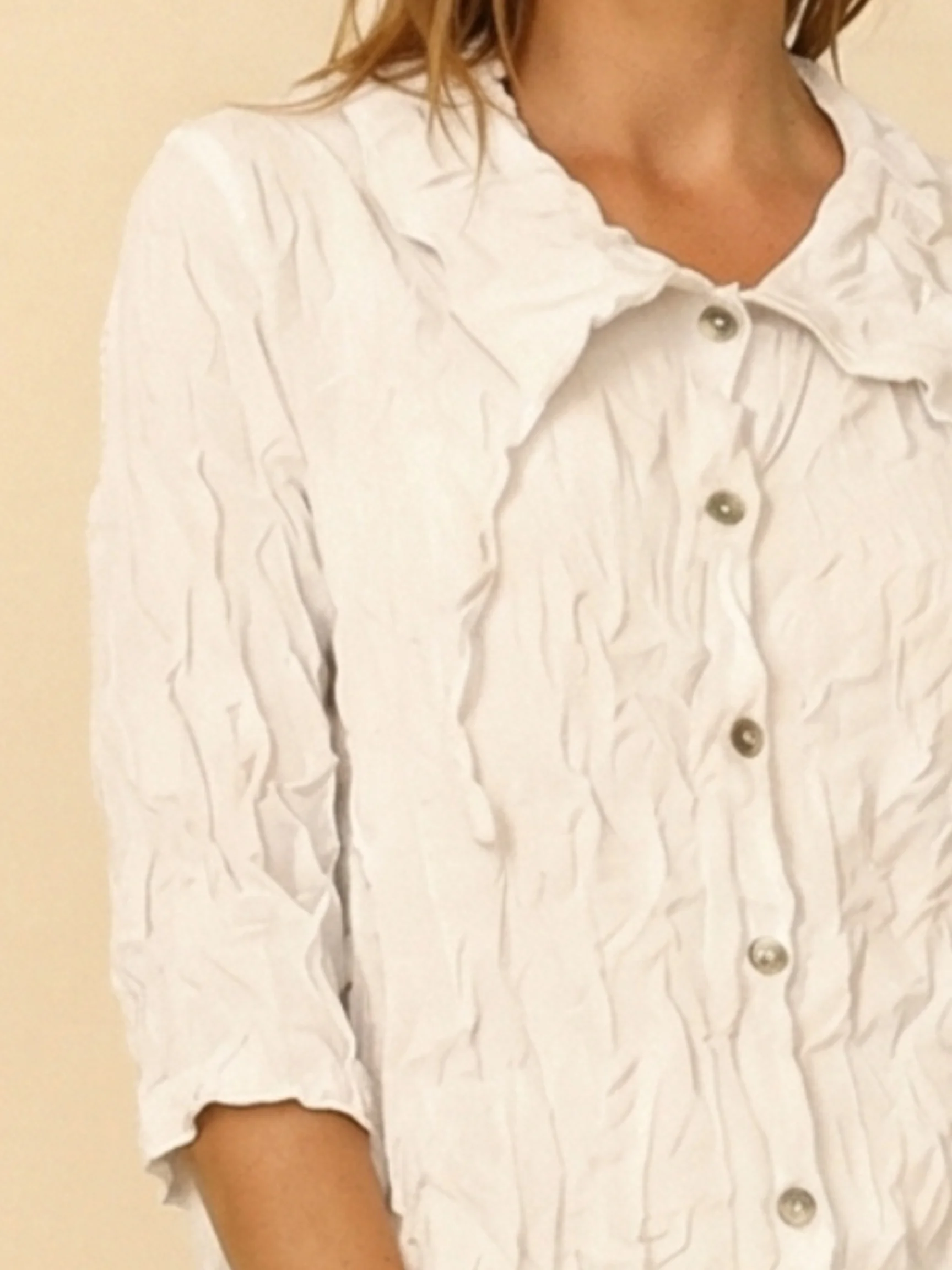 Georgette Shirt in White