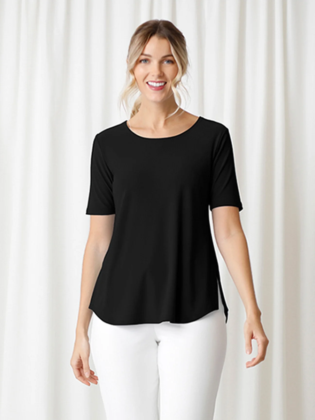 Go To Classic Short Sleeve T in Black