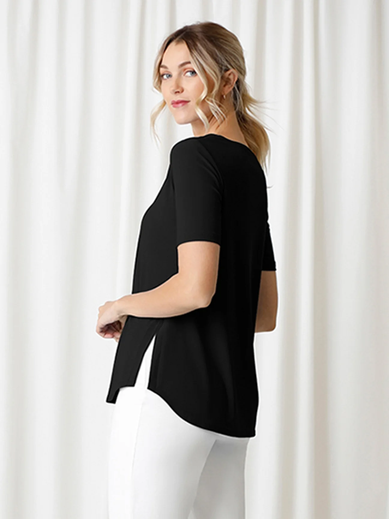 Go To Classic Short Sleeve T in Black
