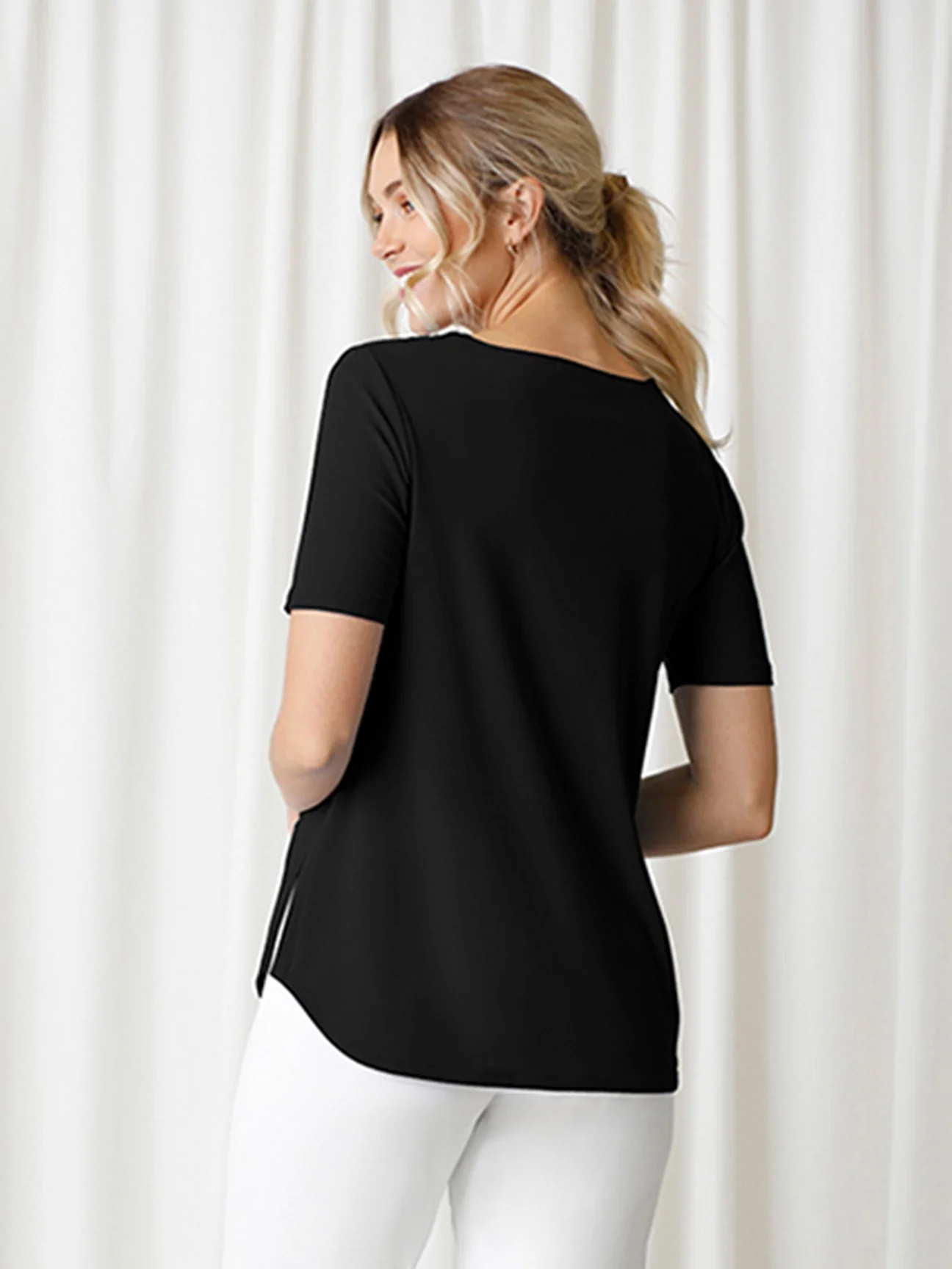Go To Classic Short Sleeve T in Black