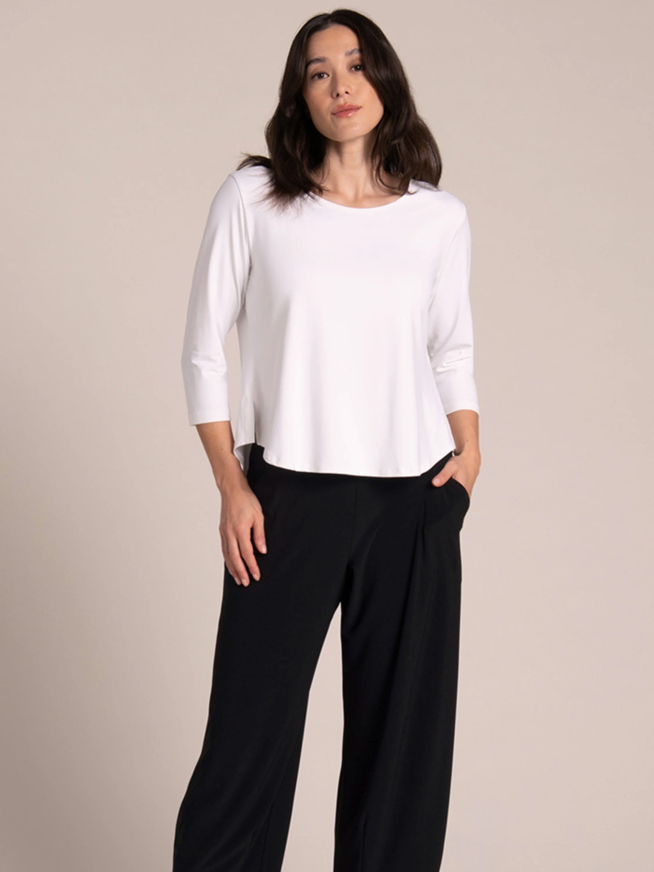 Go To Classic T Relax Short in White