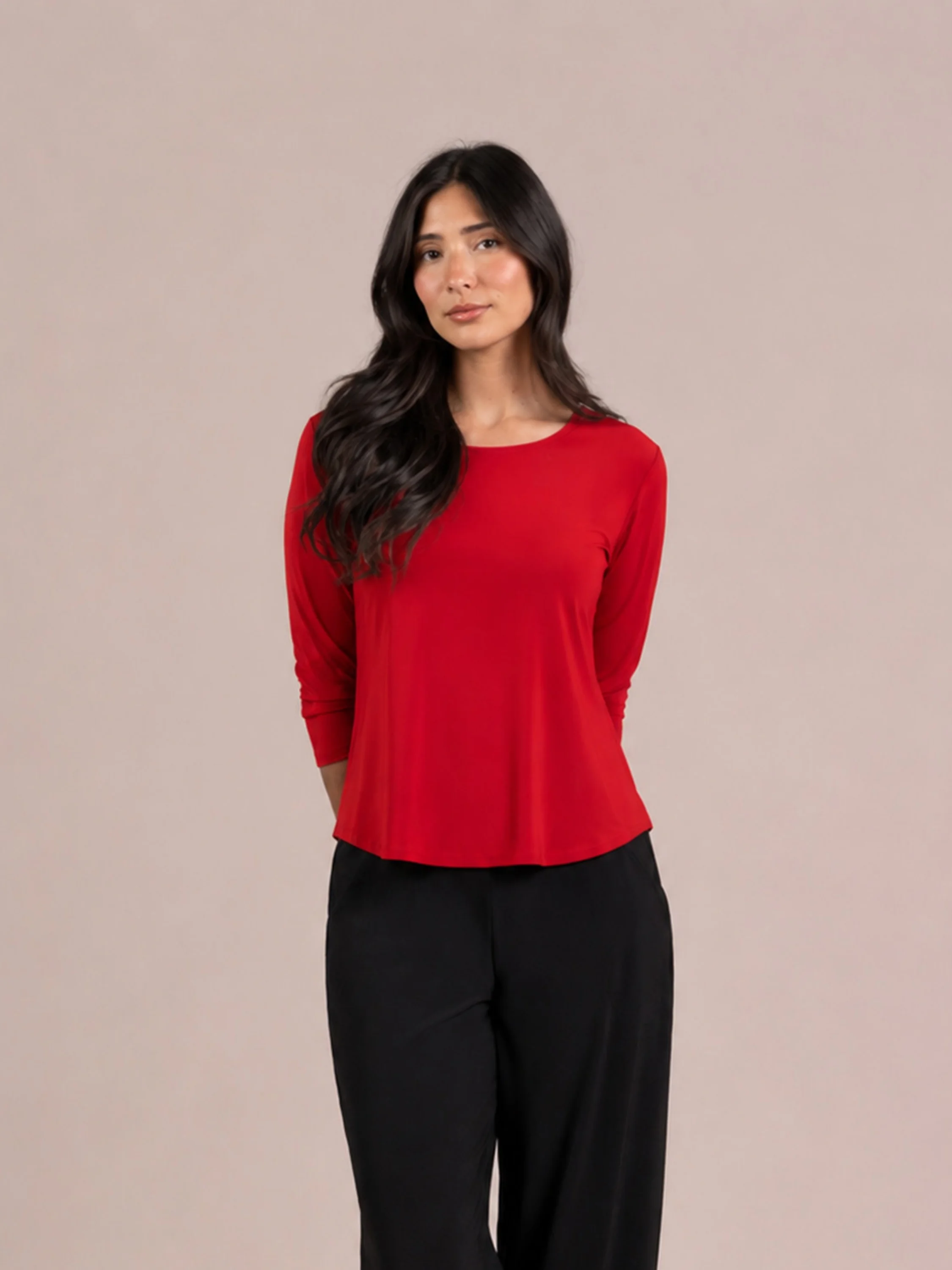 Go To Classic T Relax Short in Red