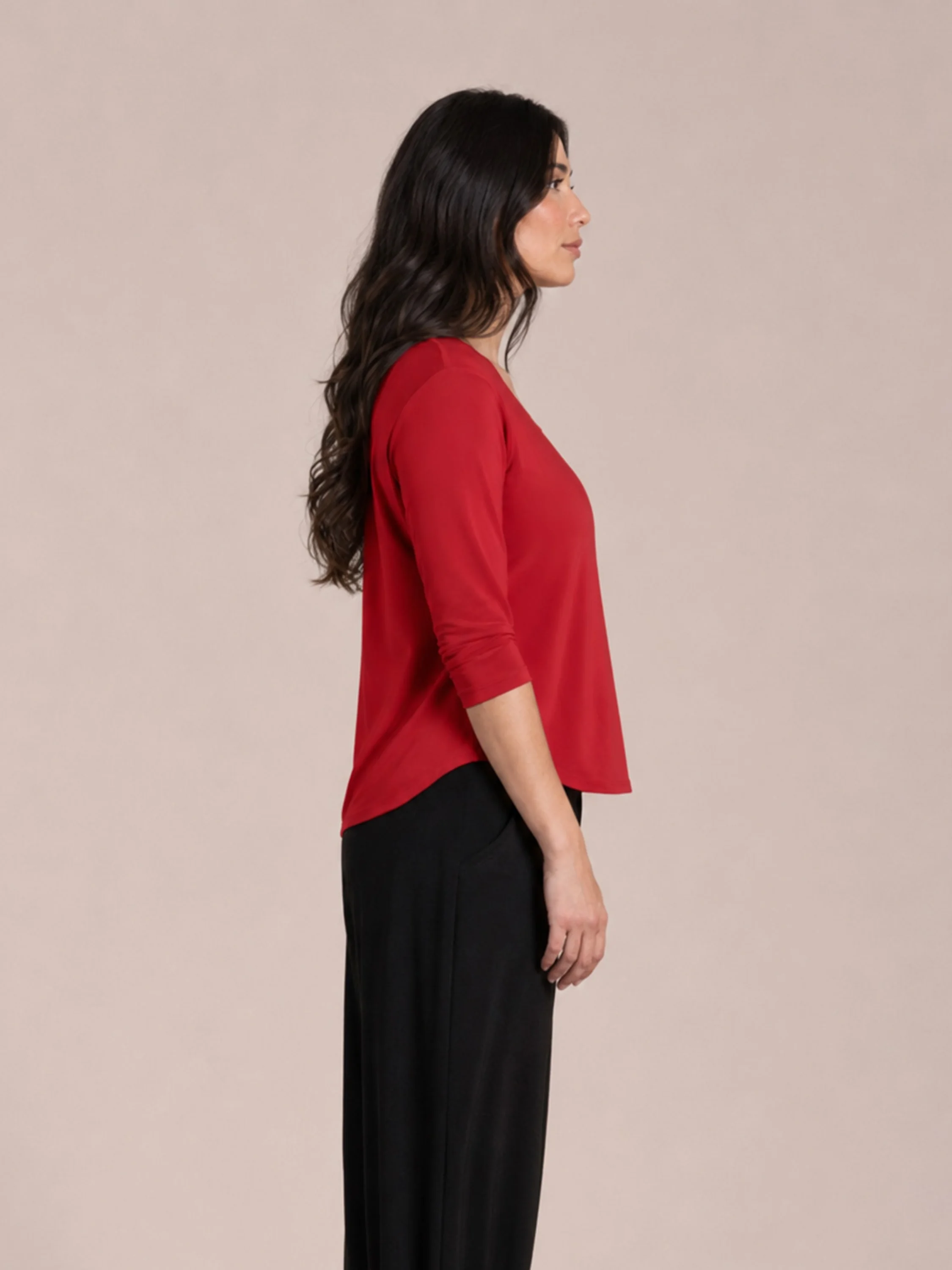 Go To Classic T Relax Short in Red