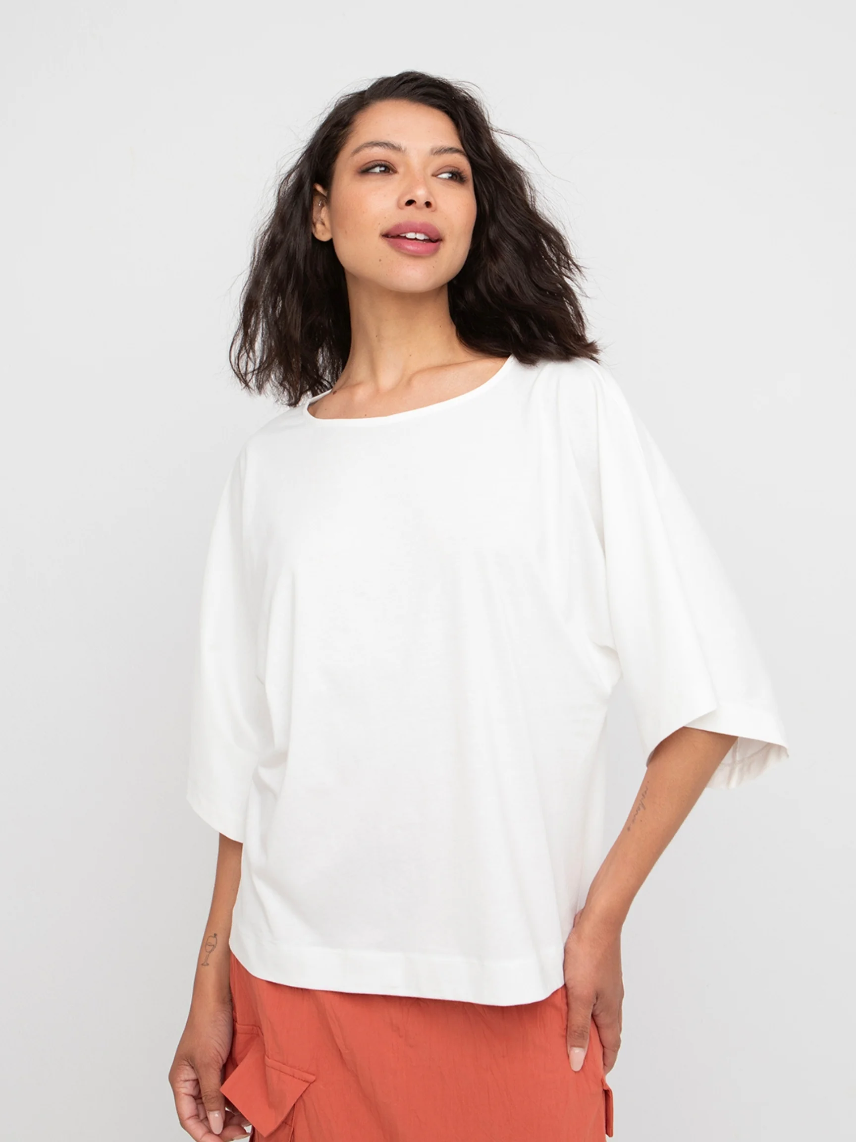 Harbor Top in Off White