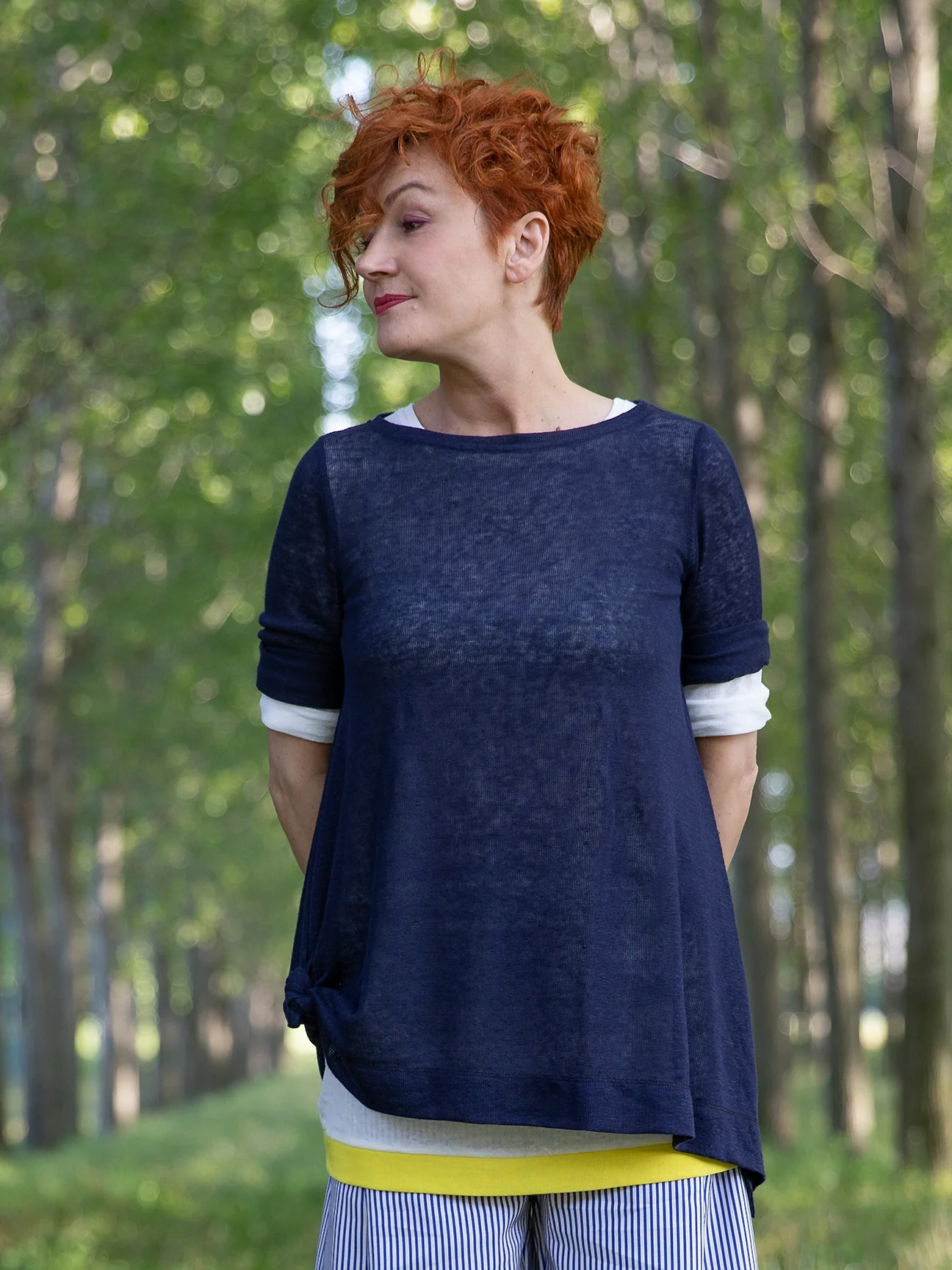 Hemp Double Layer Top in Sun