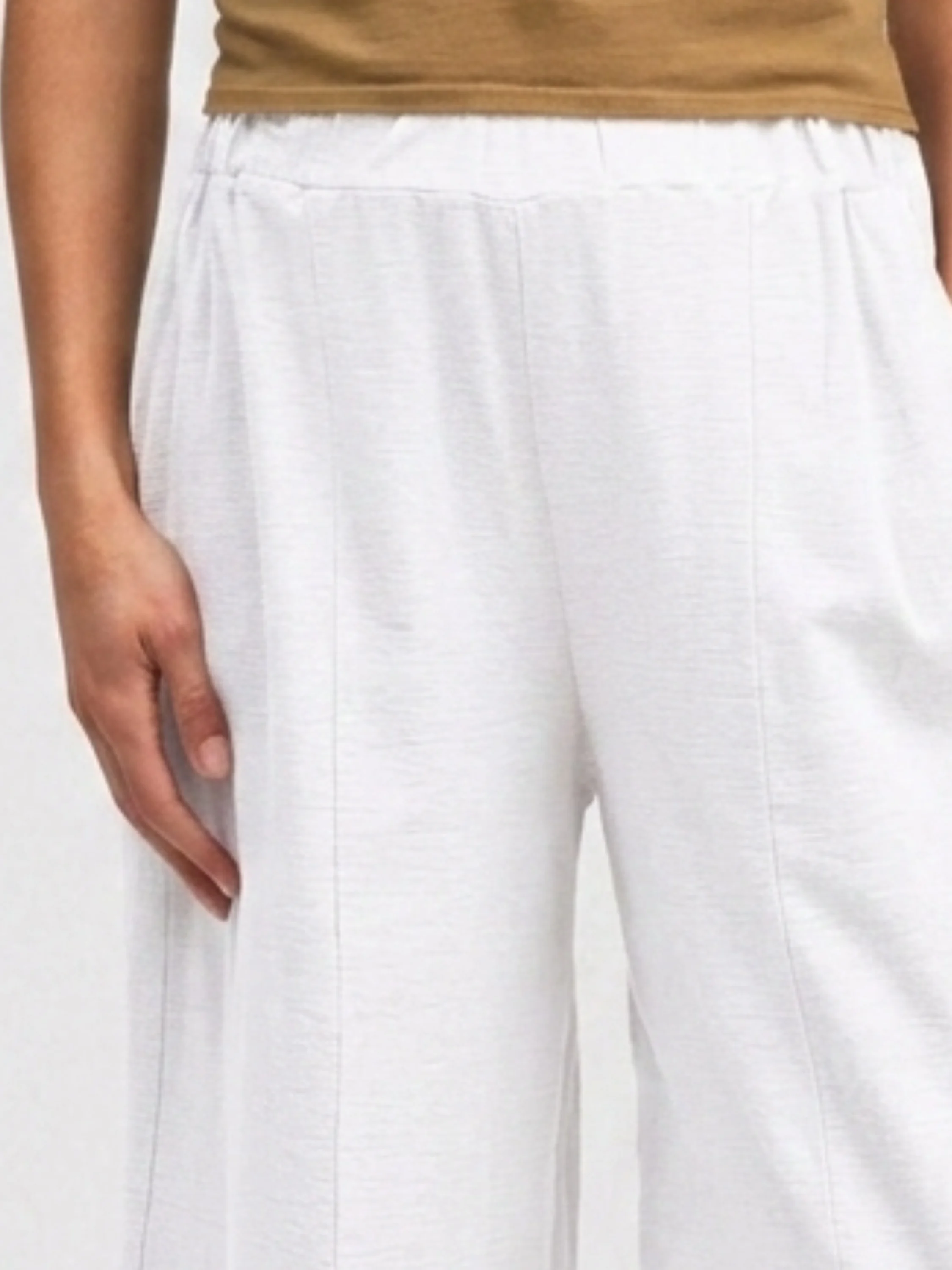 Horseshoe Pant in White