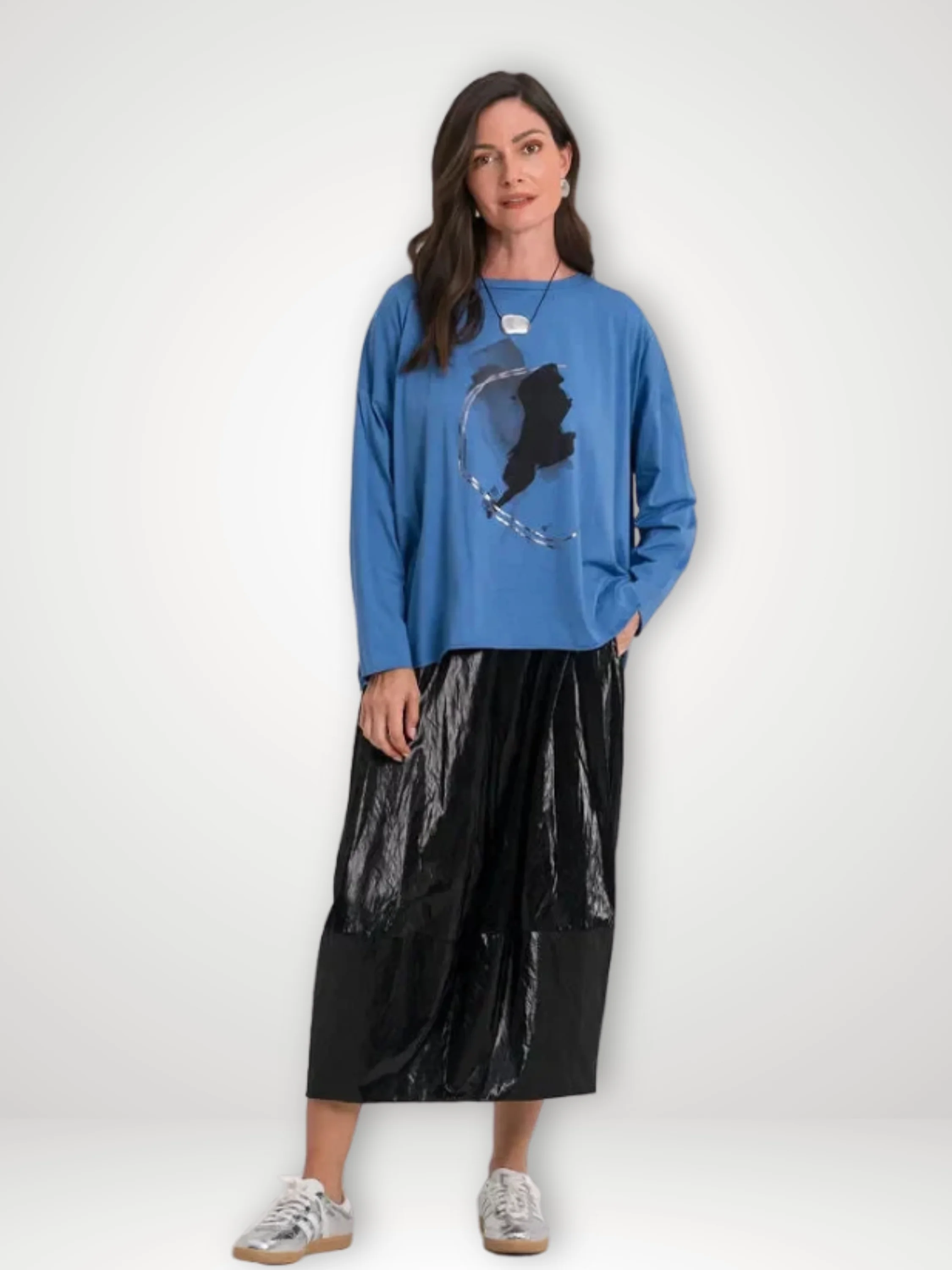Ink Blot in Sapphire