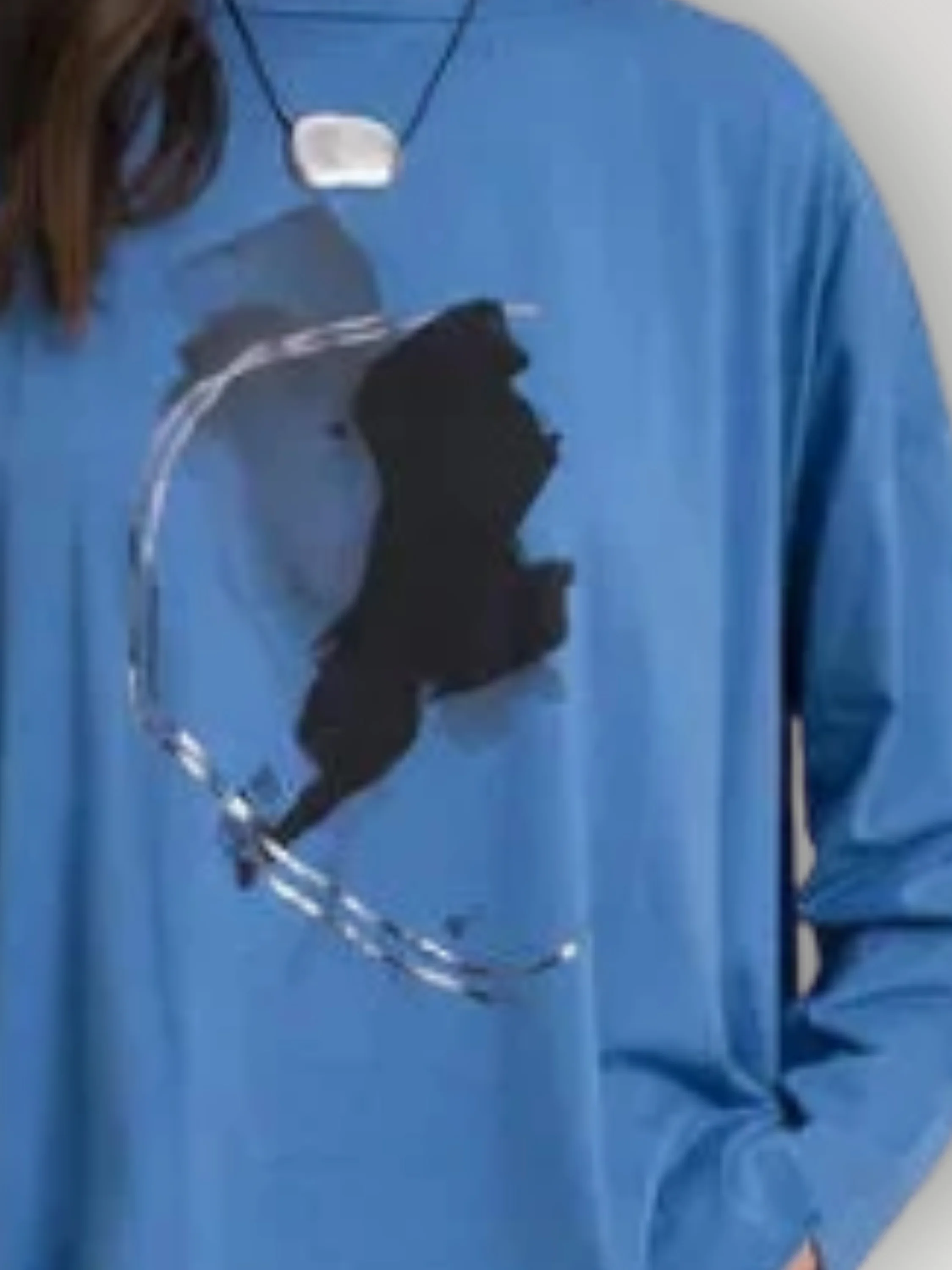 Ink Blot in Sapphire