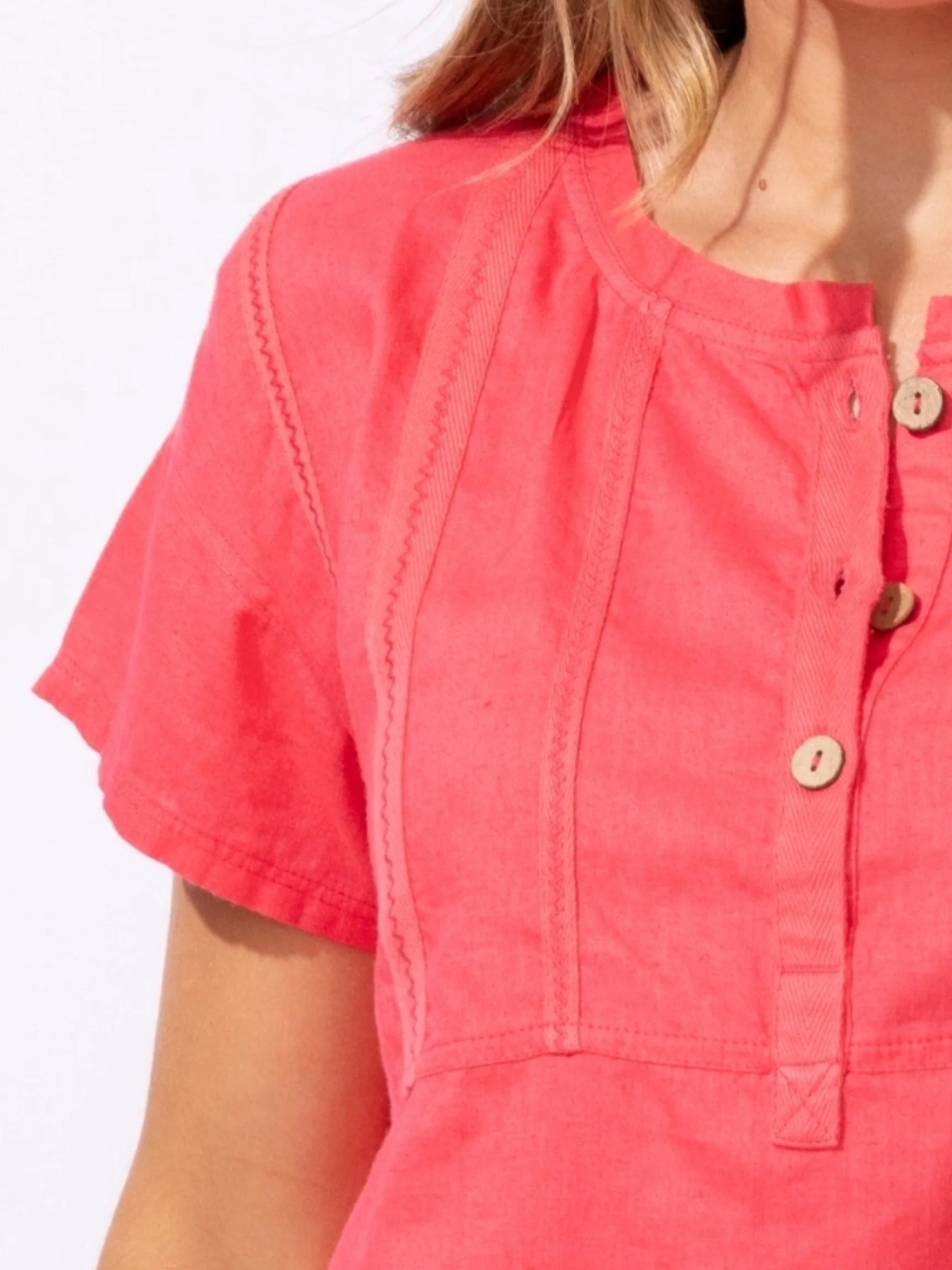 Islandscape Pullover in Poppy