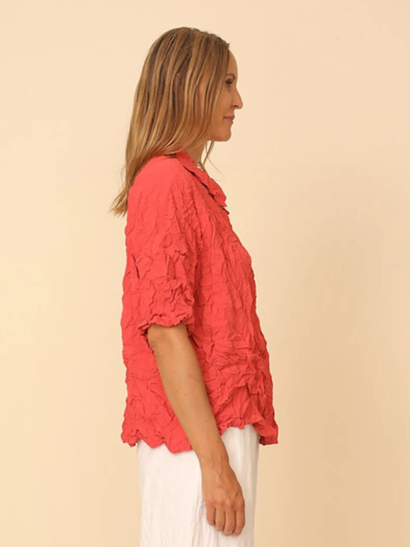 Ivey Shirt in Papaya
