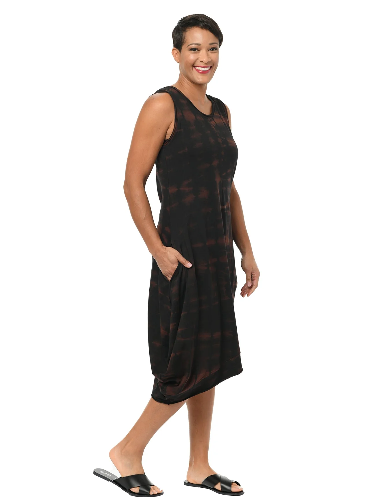 Jordyn Dress in Barcelona Shibori