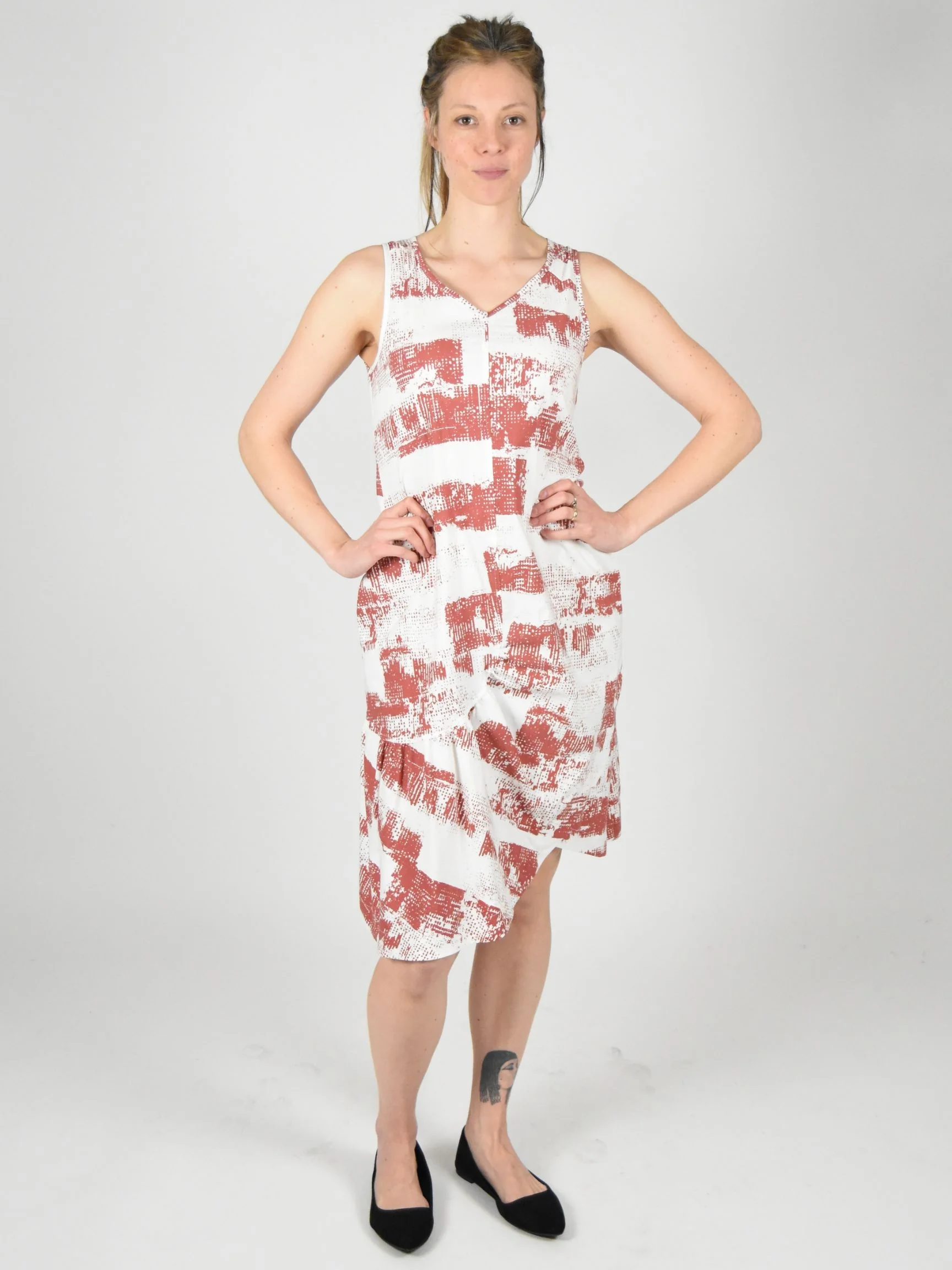 Karina Dress in Coral Spumante