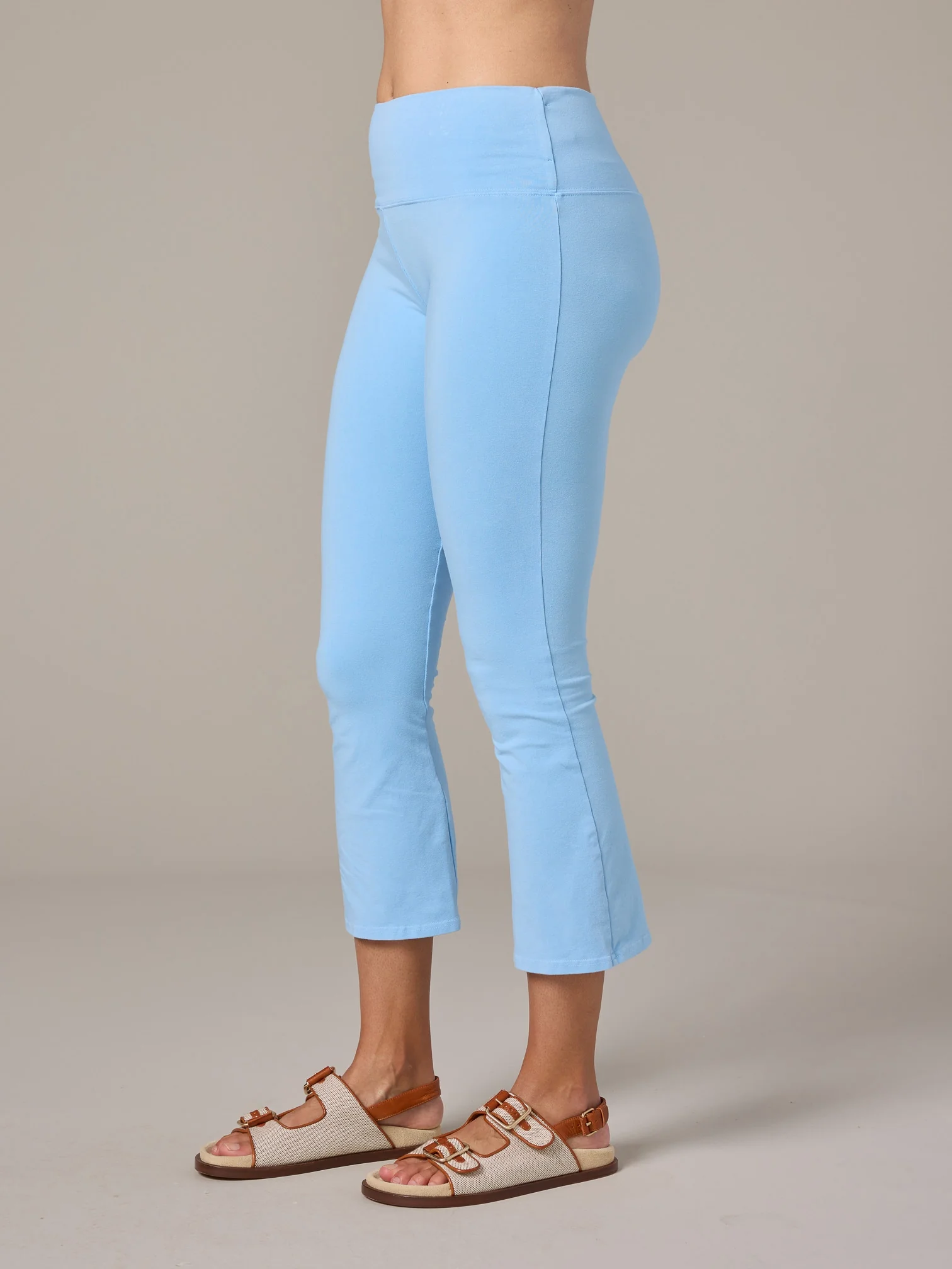 Kick Flare Legging in Chambray