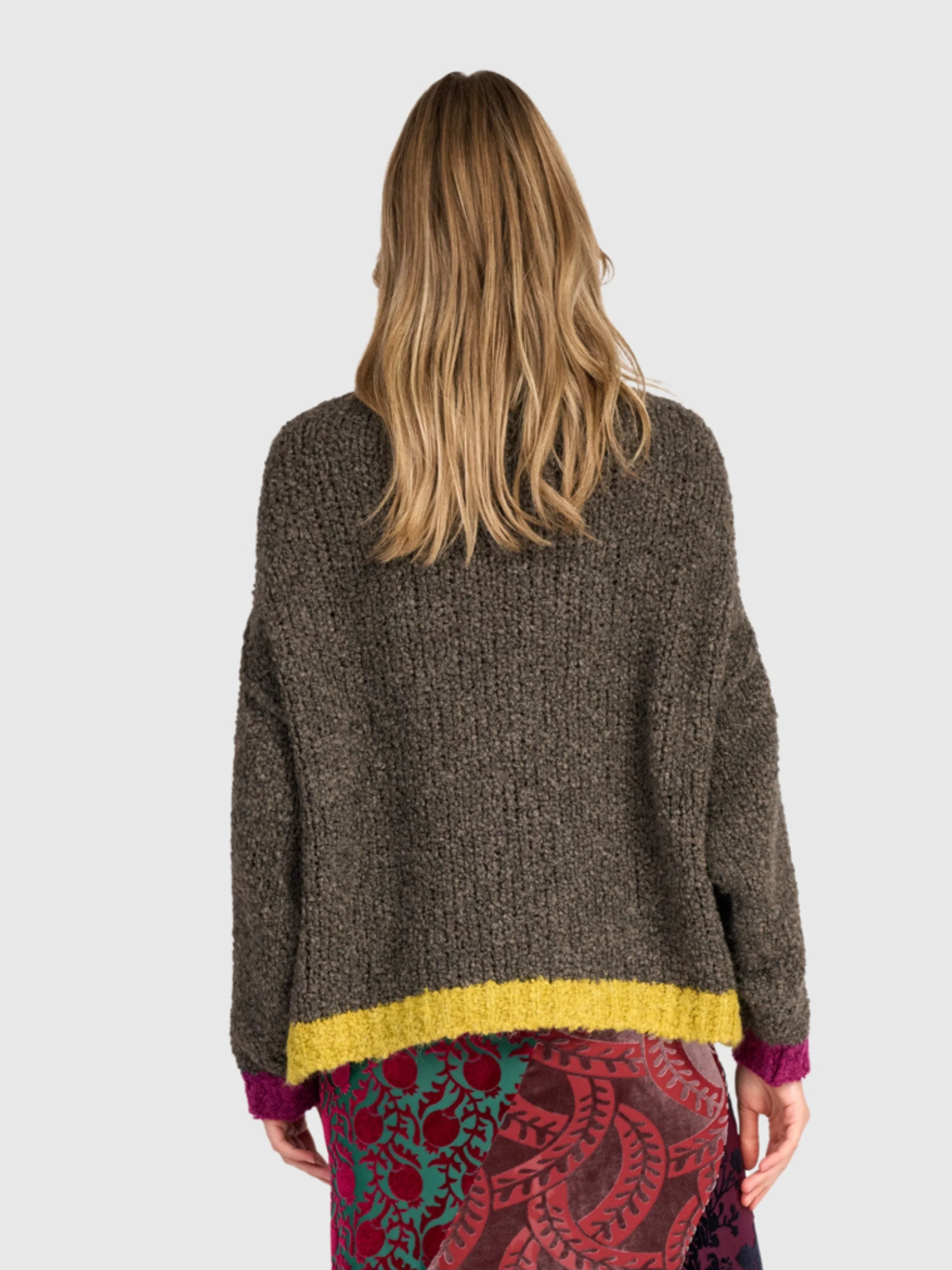 Knit Sweater in Brown