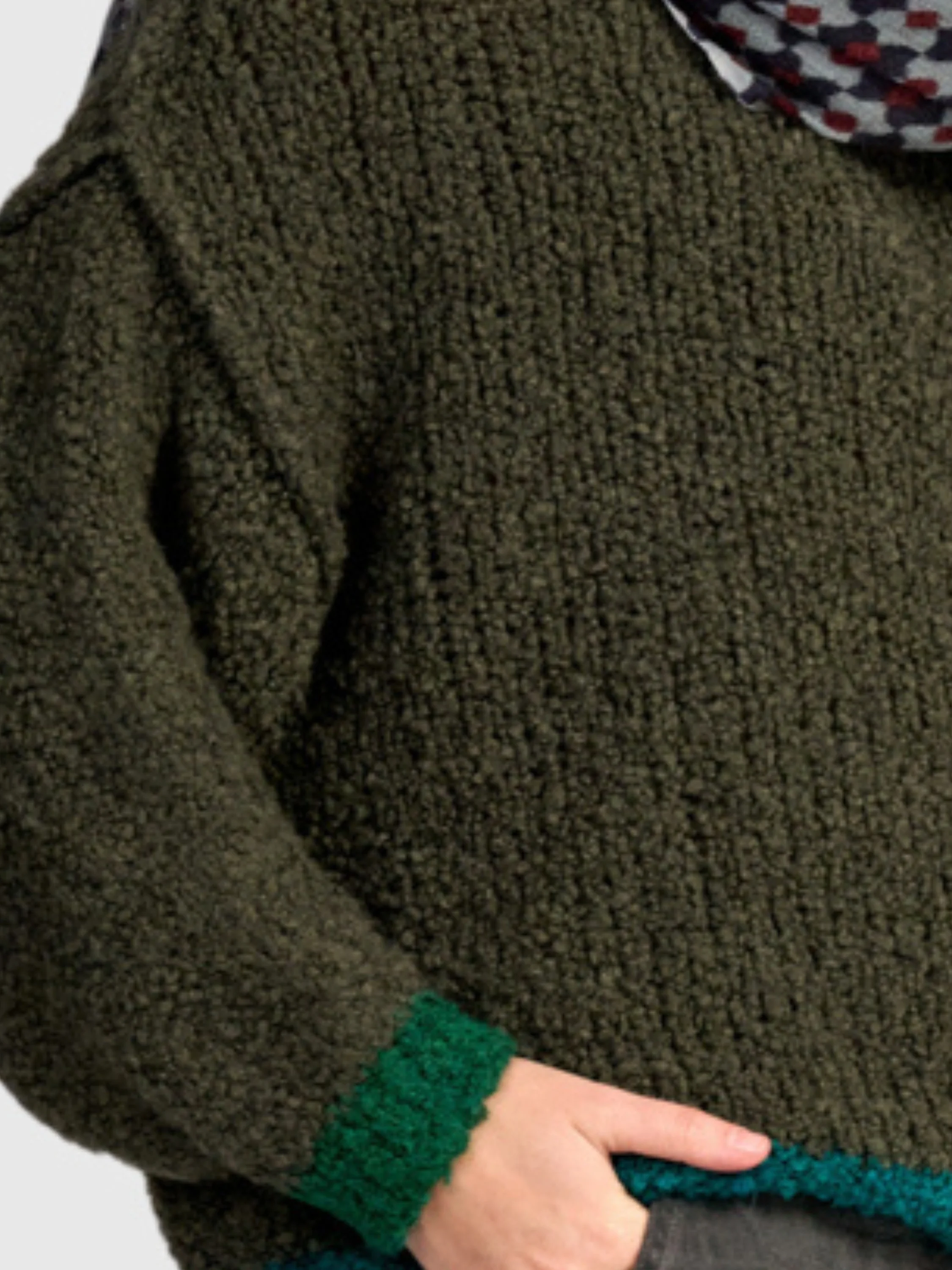 Knit Sweater in Green