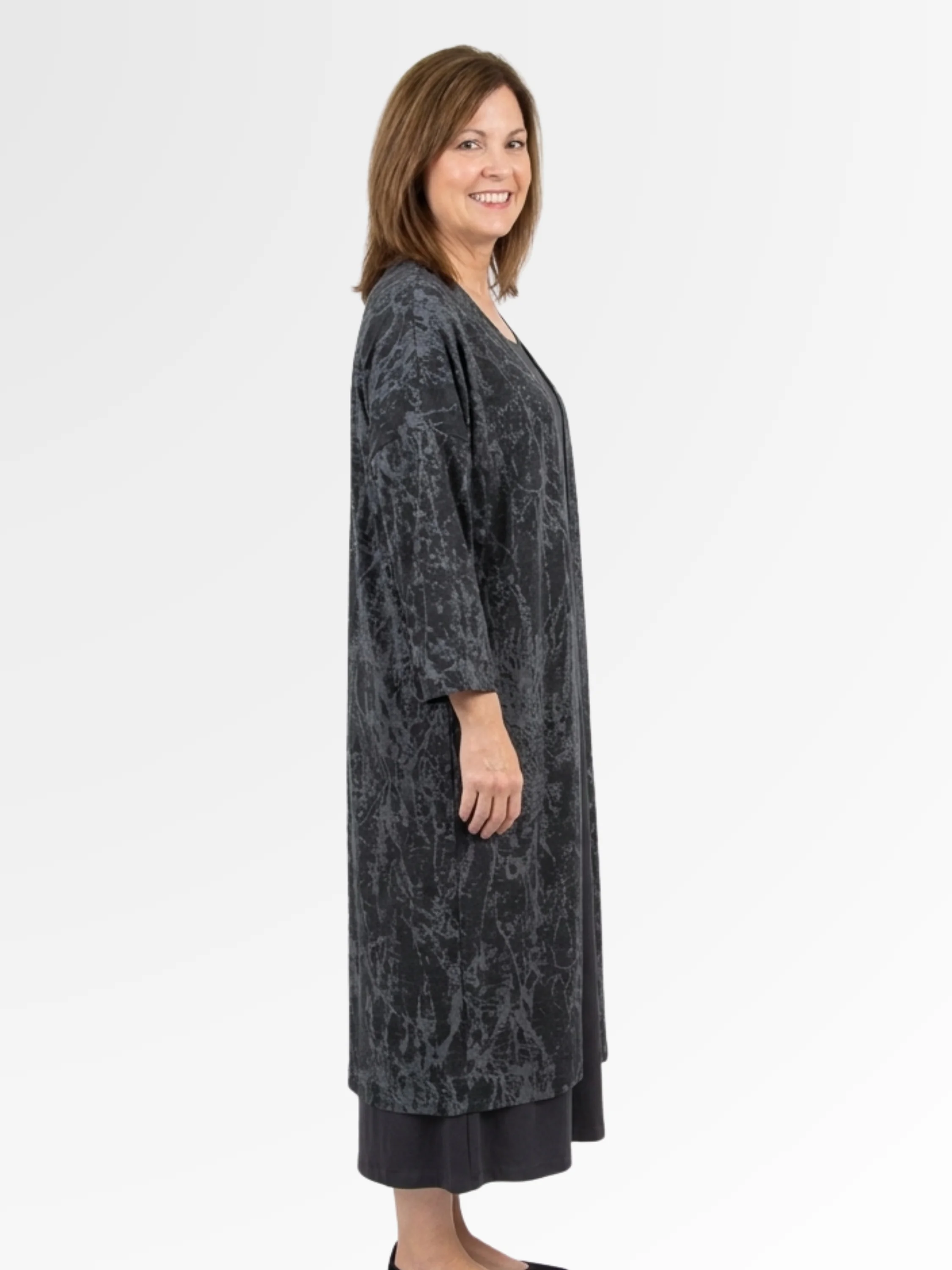 L/S Anju Cardigan in Grey