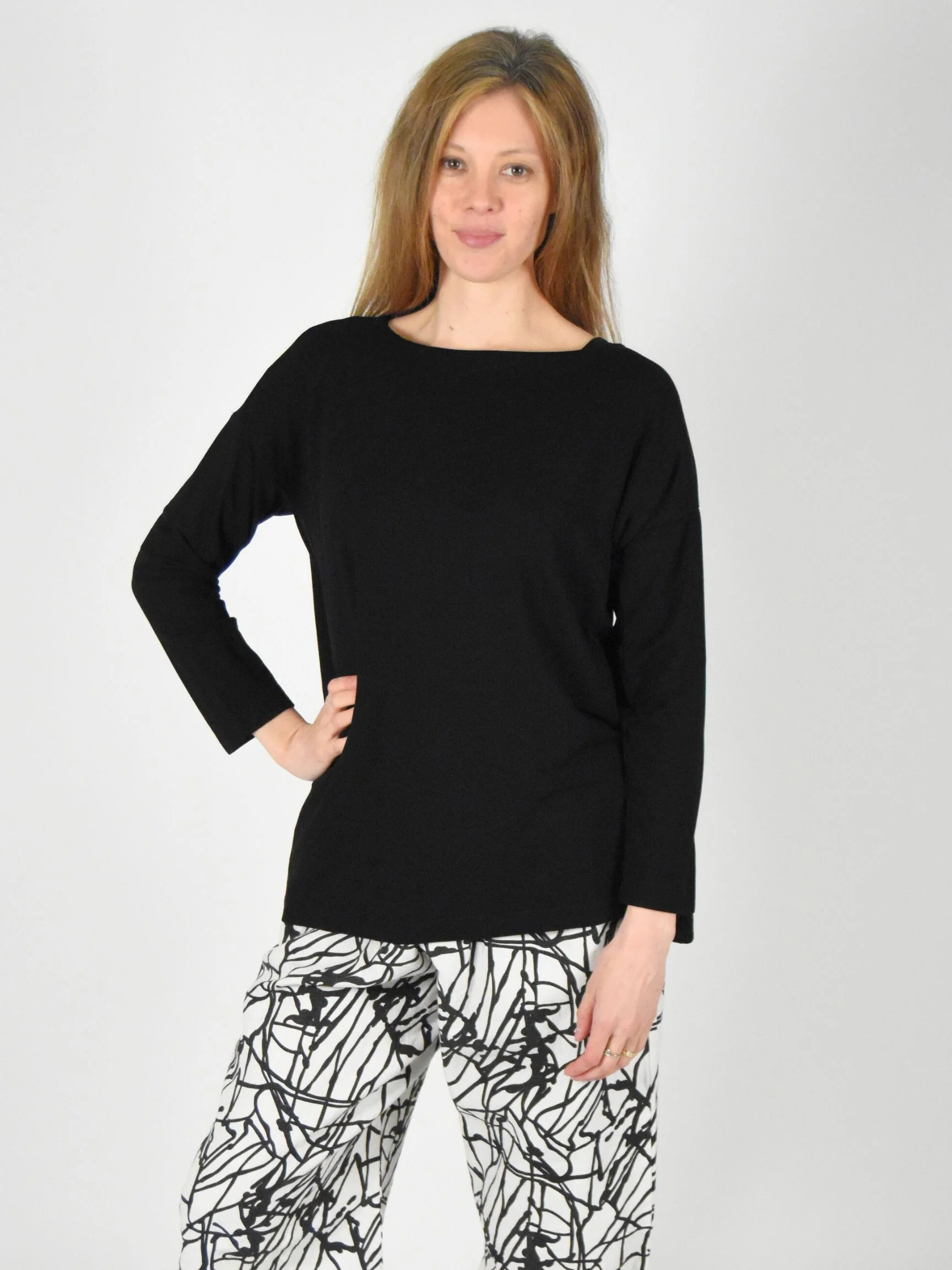 L/S Bex Shirt in Black