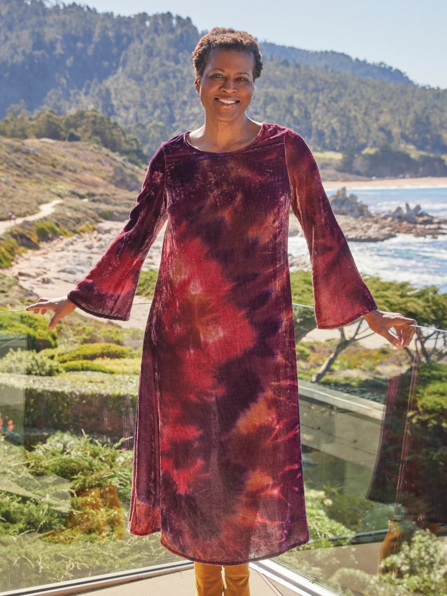 L/S Calista Dress in Viola