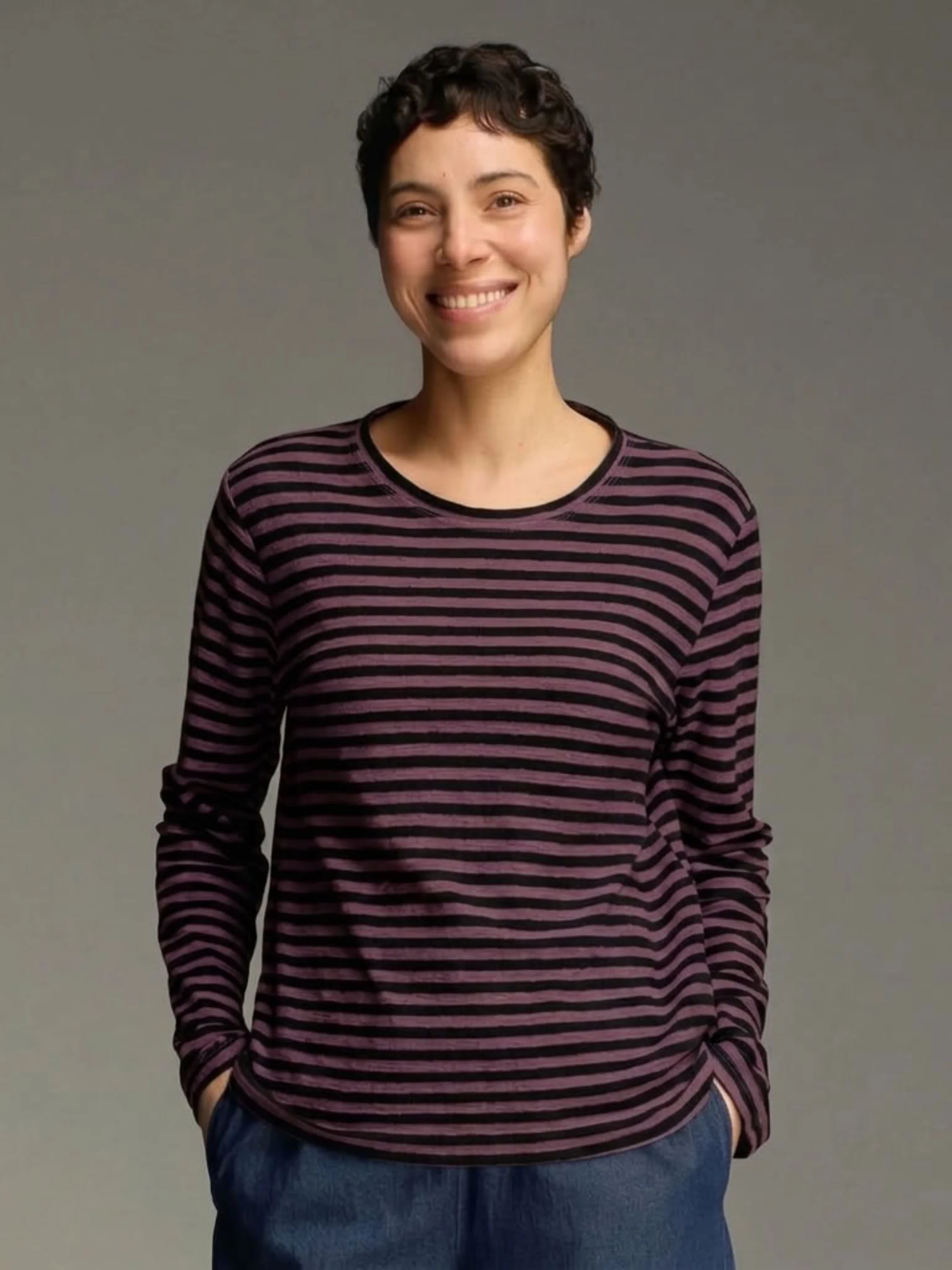 L/S Easy Tee in Cinnabark