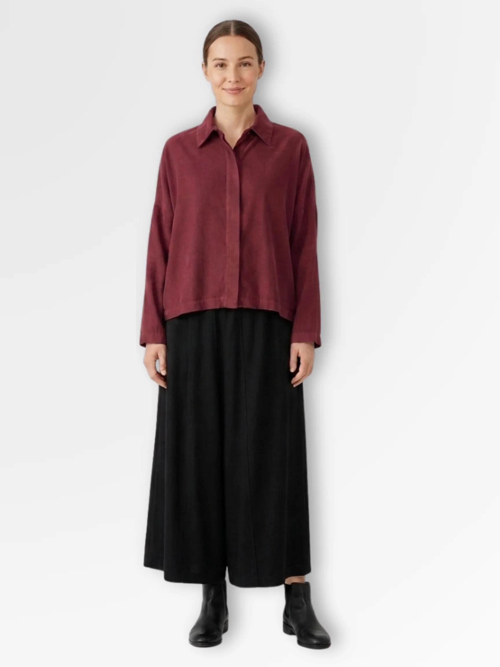 L/S Joan Shirt in Alder