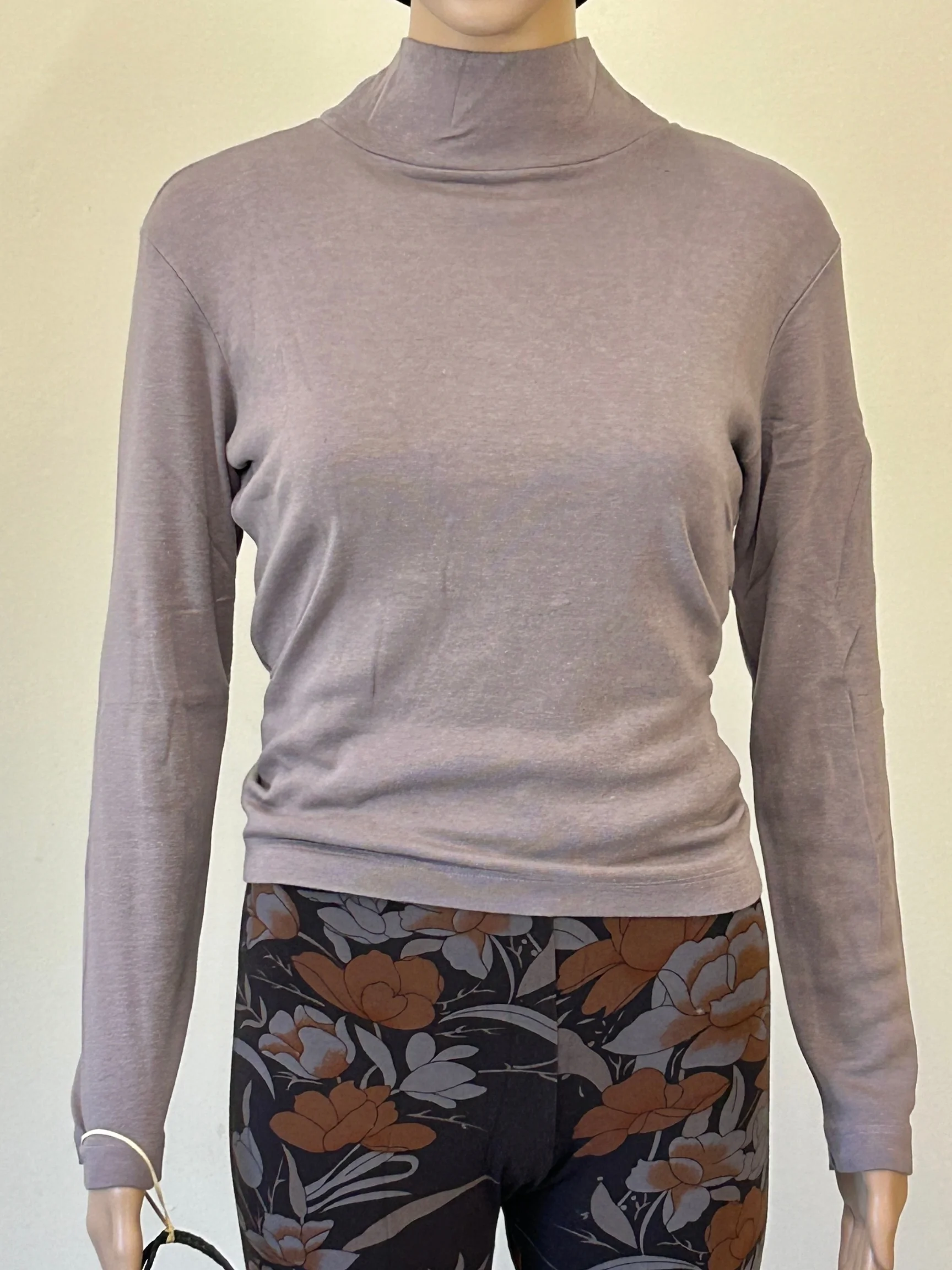 L/S Mock Shell in Rosa