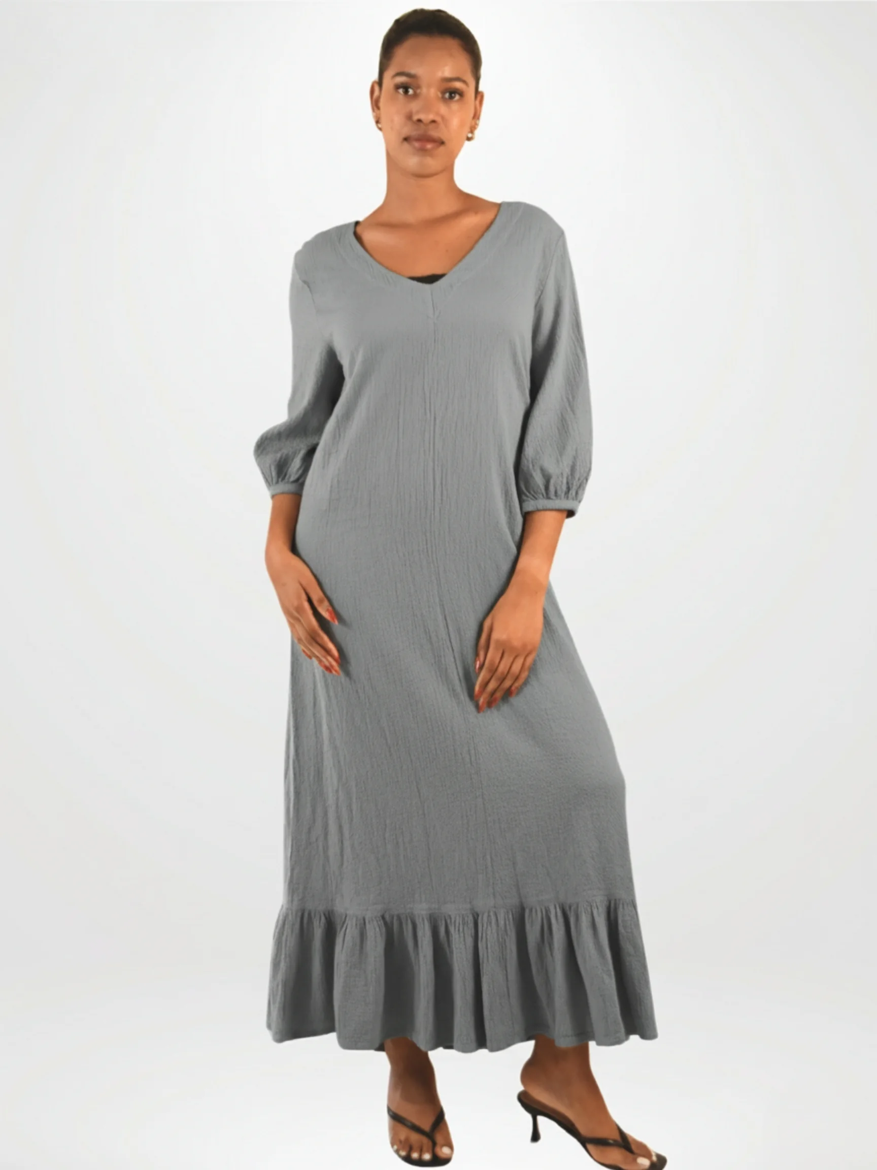 Lana Dress in Nebbia