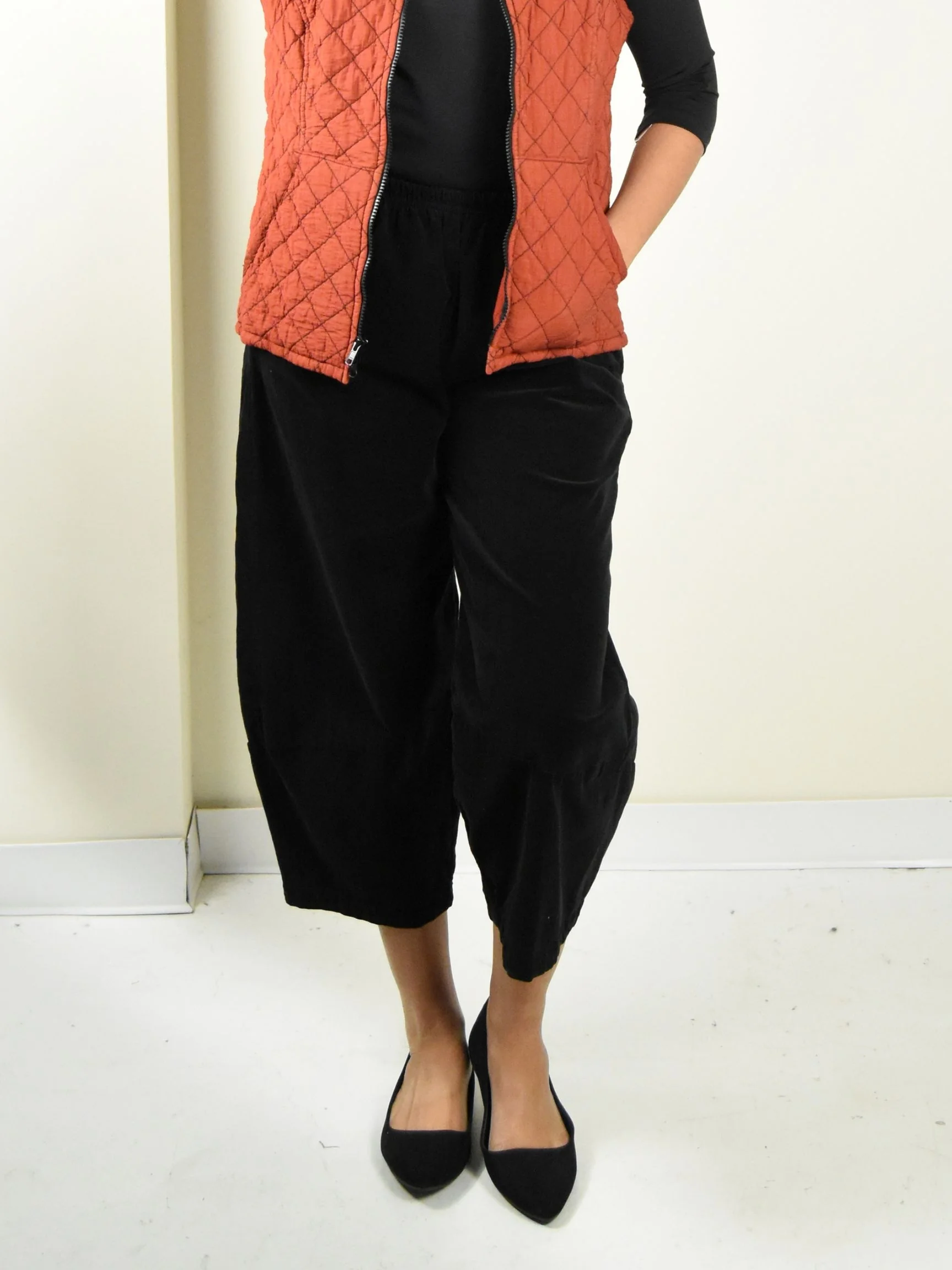 Lantern Pant in Black