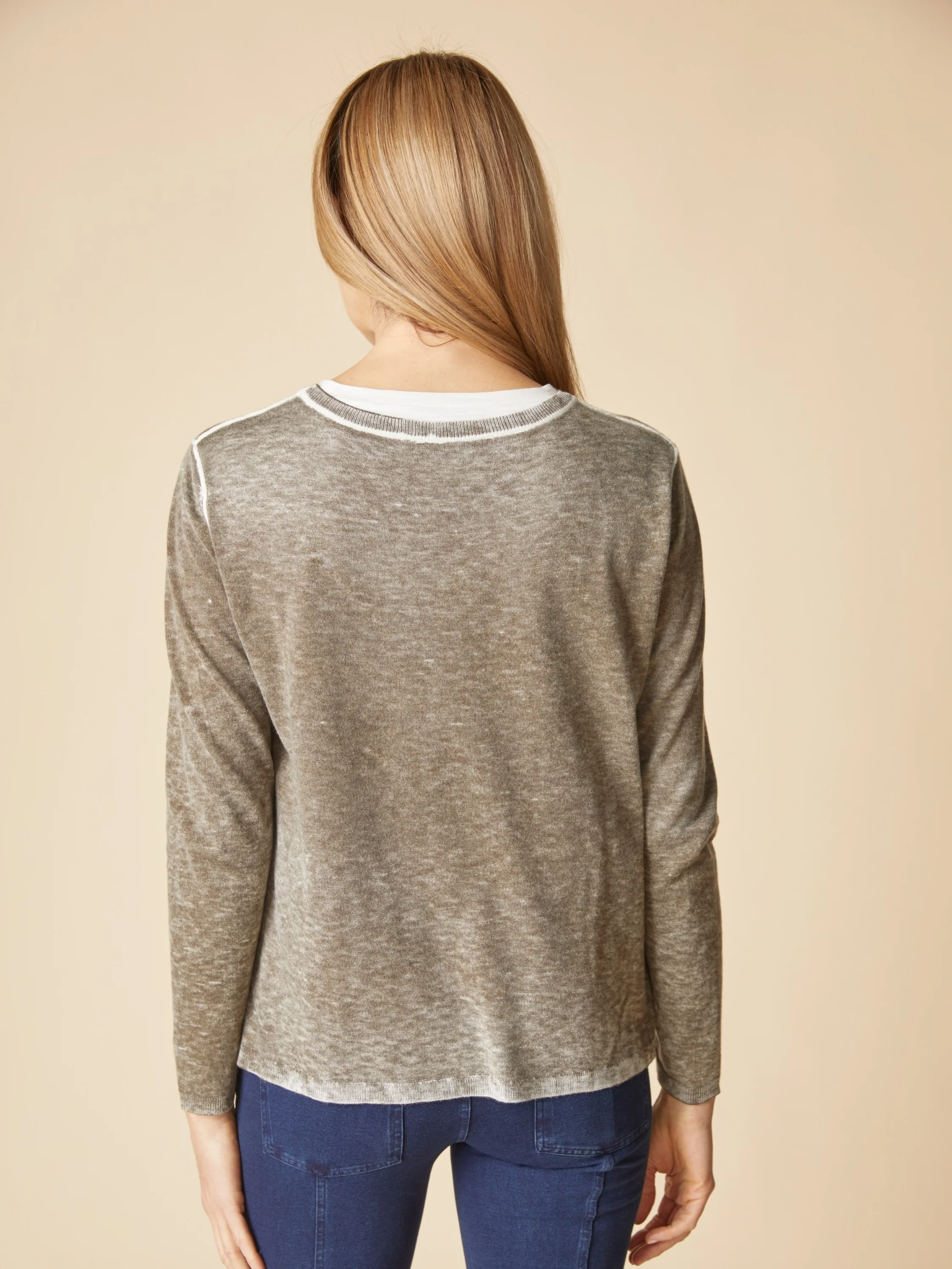 Layered Looks Sweater in Umber
