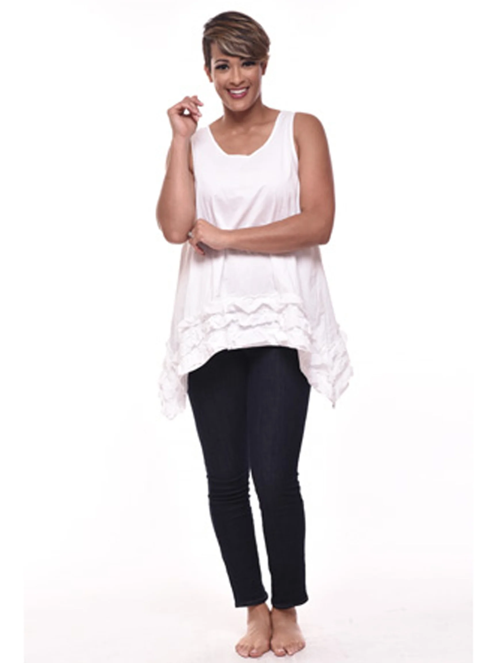 Lily Tunic in White