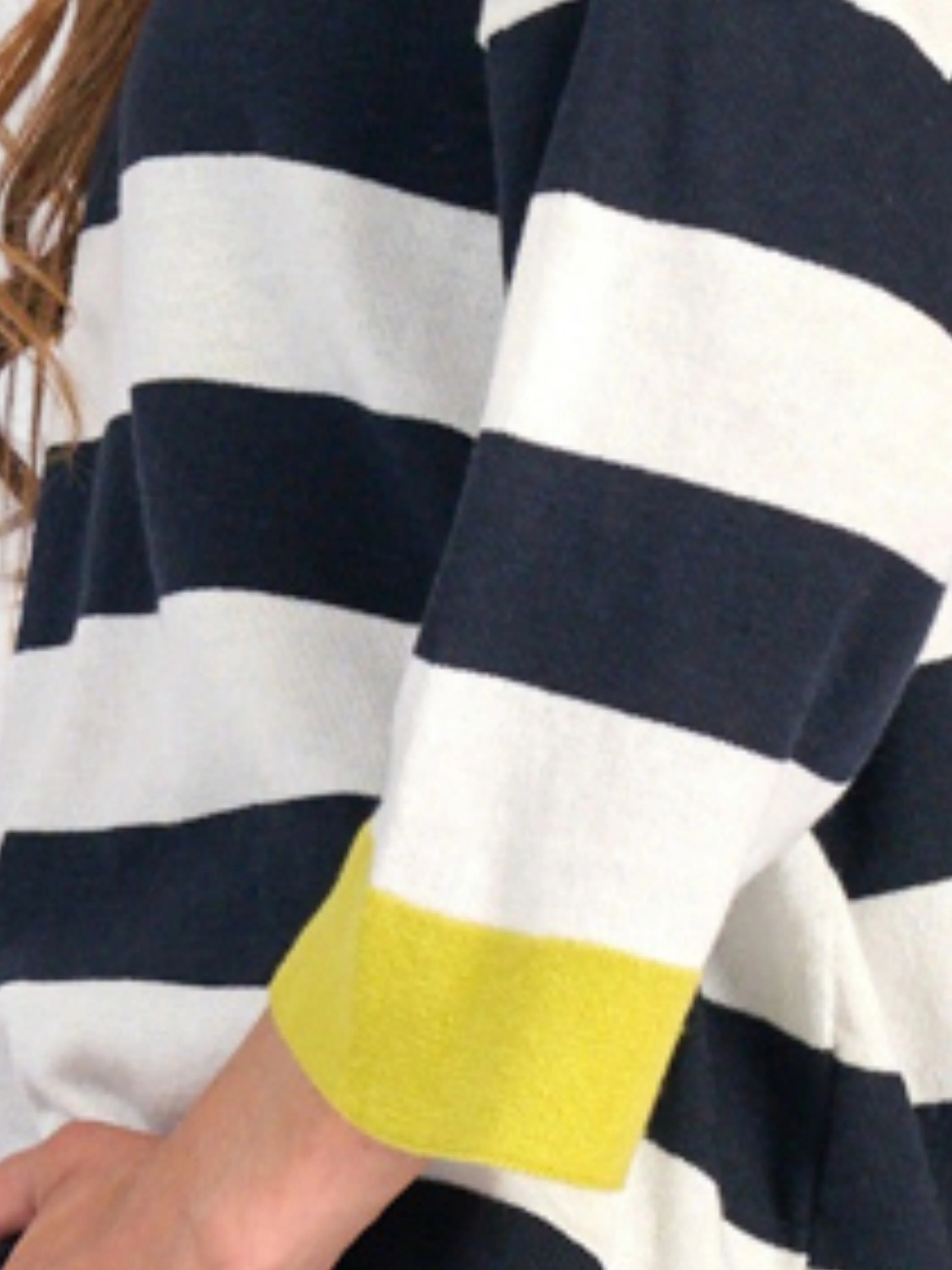 Lime Stripes Sweater in Lime