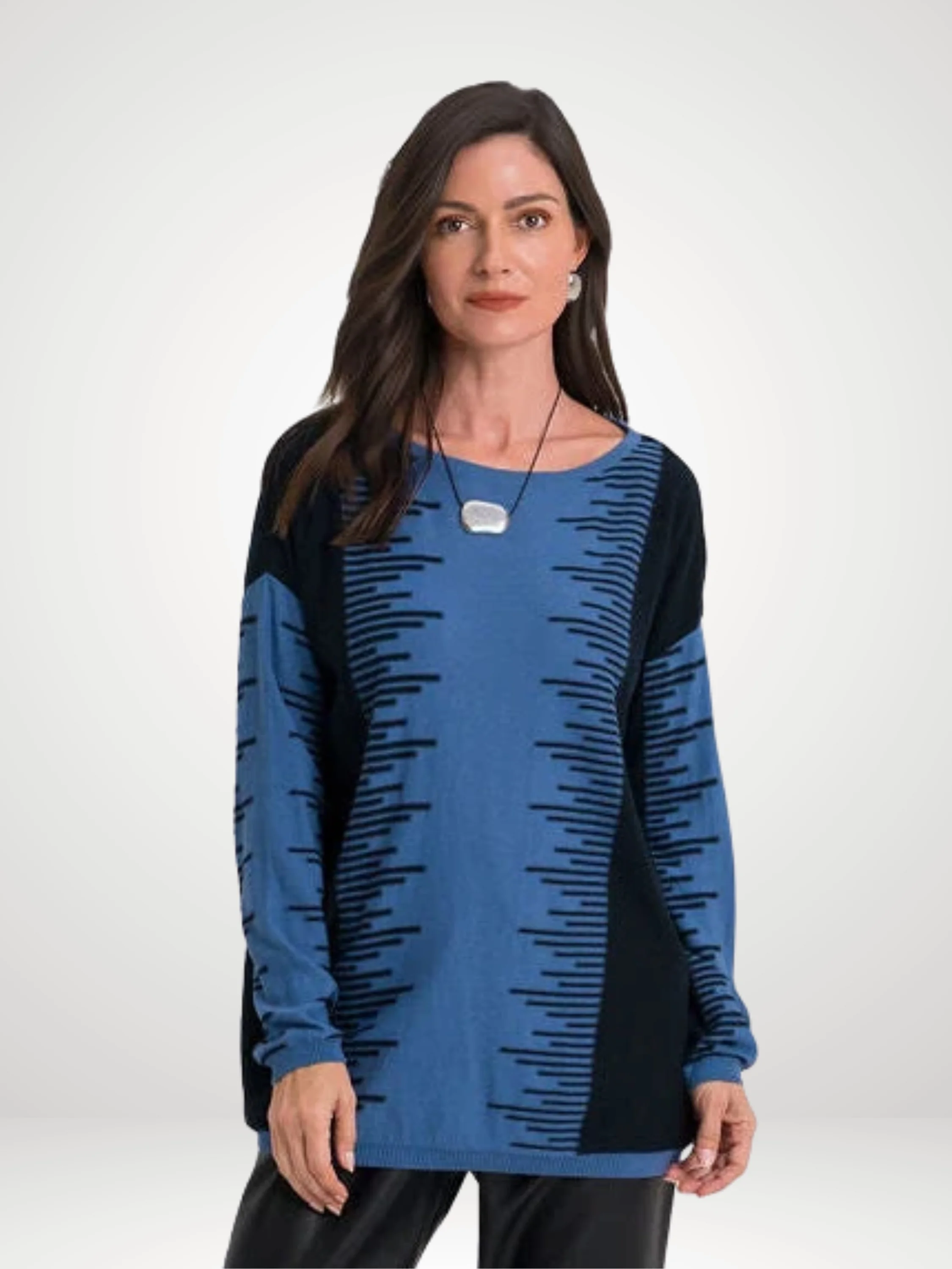 Long Flat Line in Sapphire/Midnight