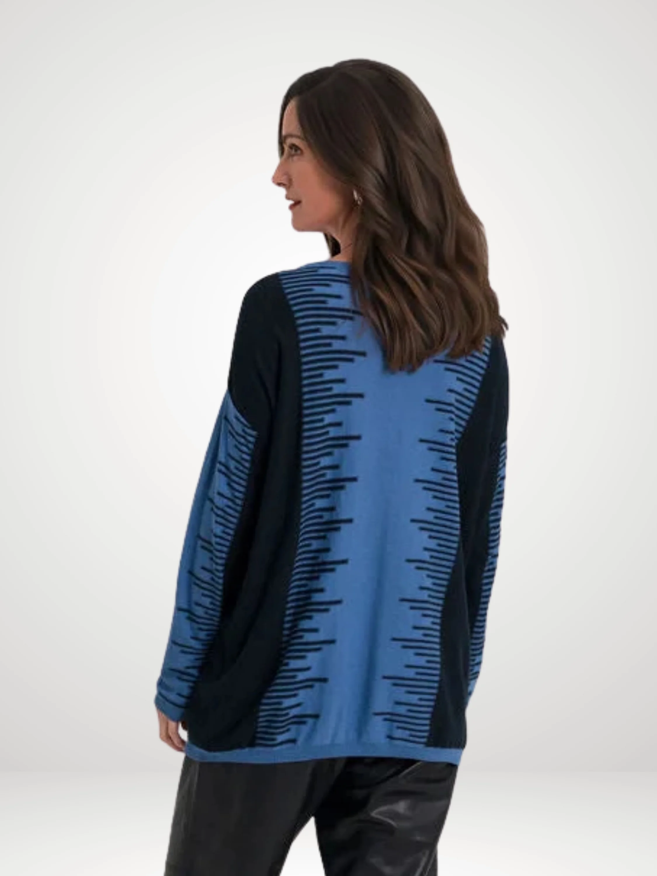 Long Flat Line in Sapphire/Midnight