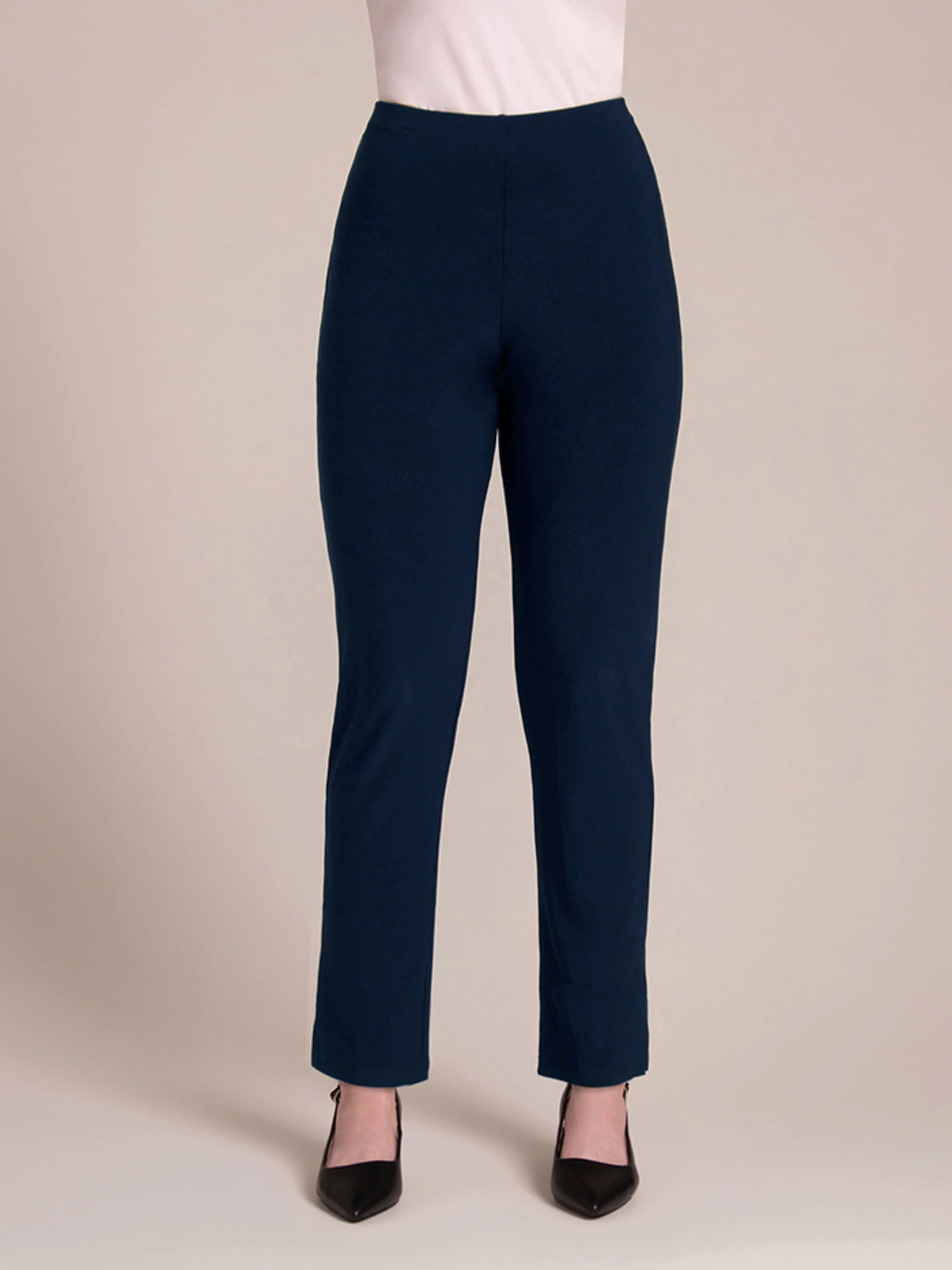Long Narrow Pant in Navy