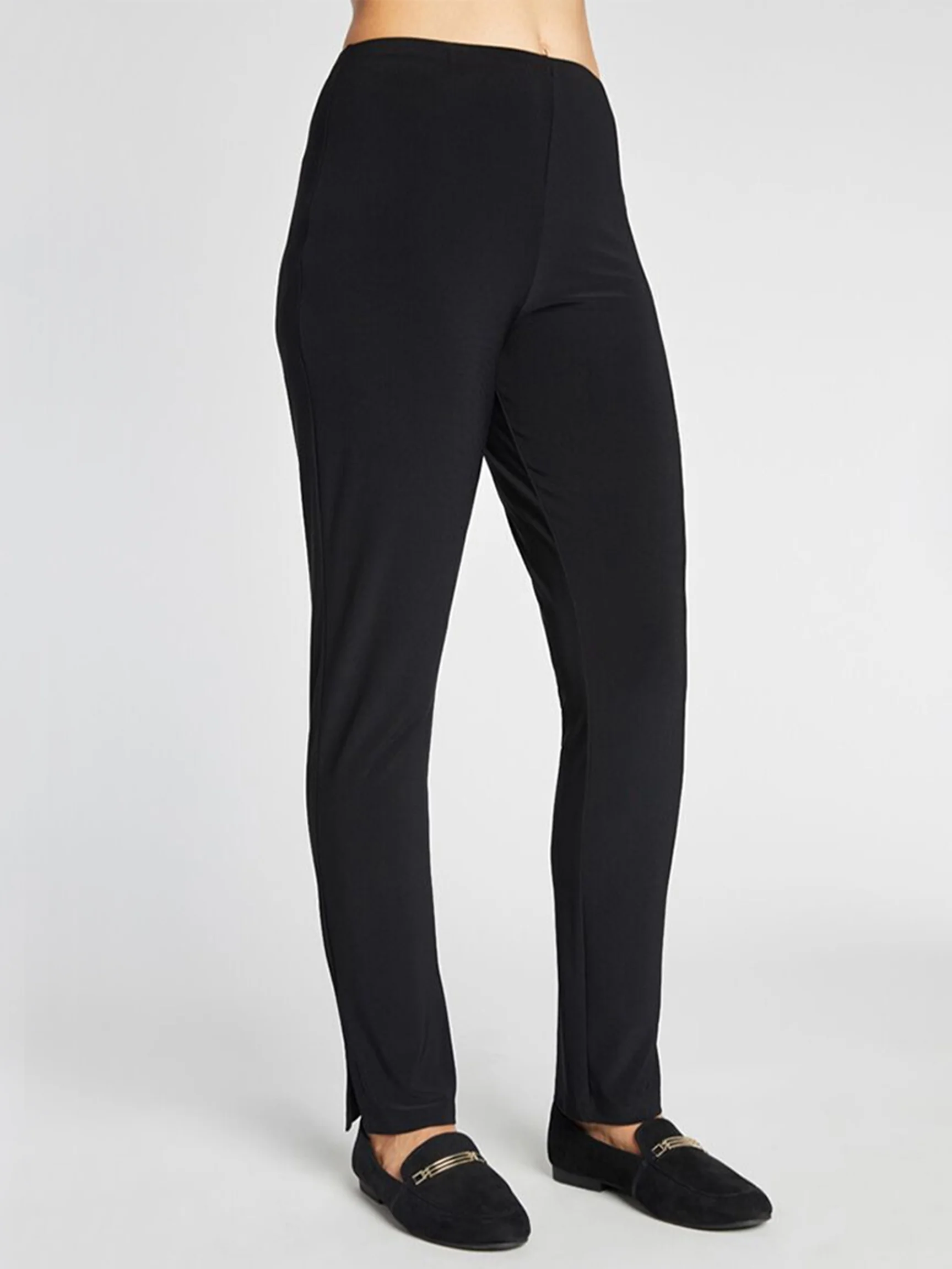 Long Narrow Pant in Black