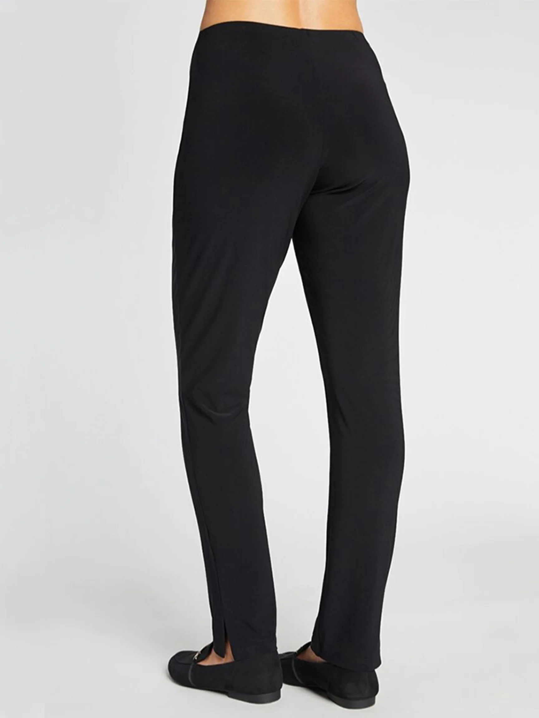 Long Narrow Pant in Black