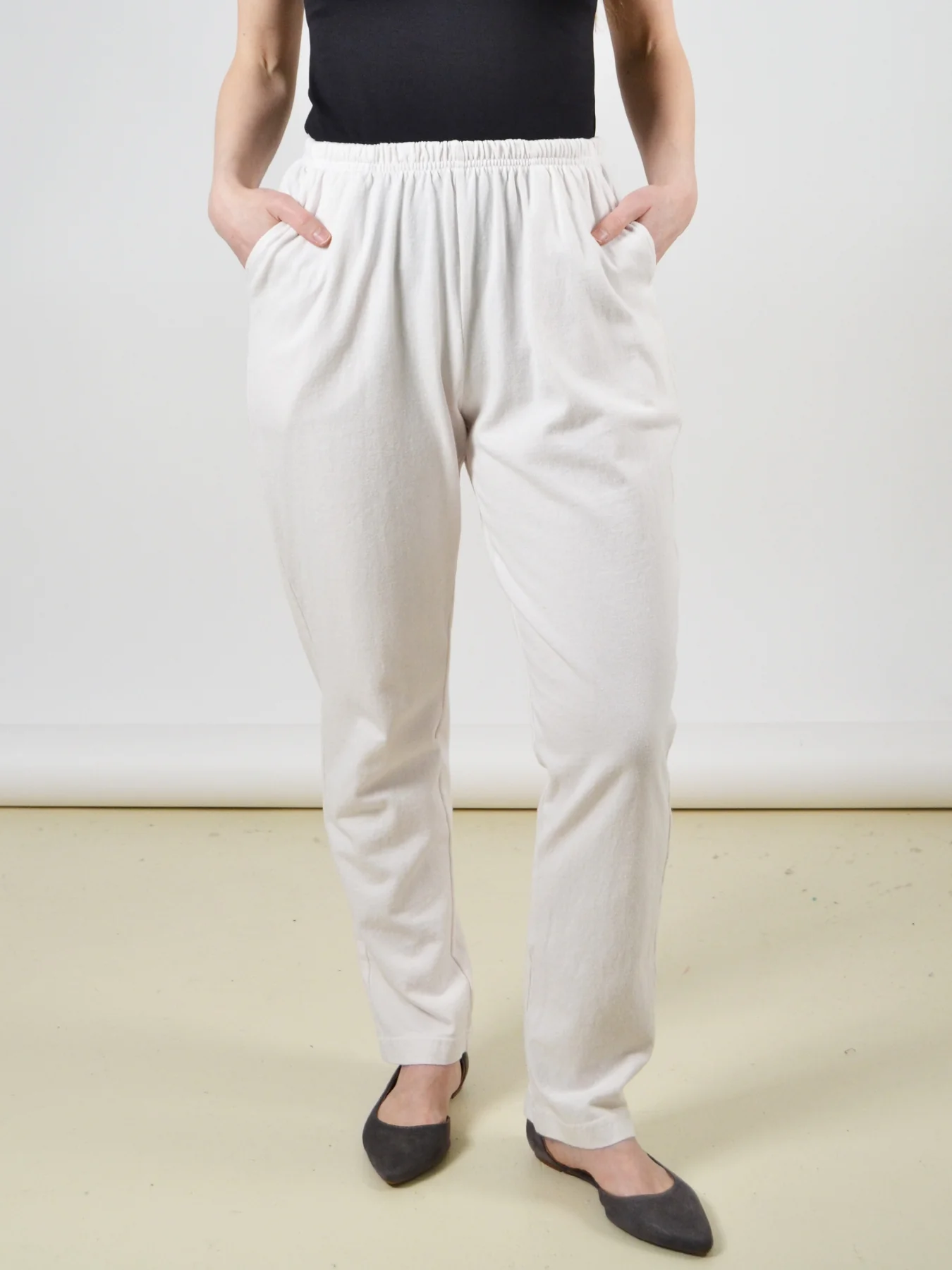 Long Sunday Pant in White