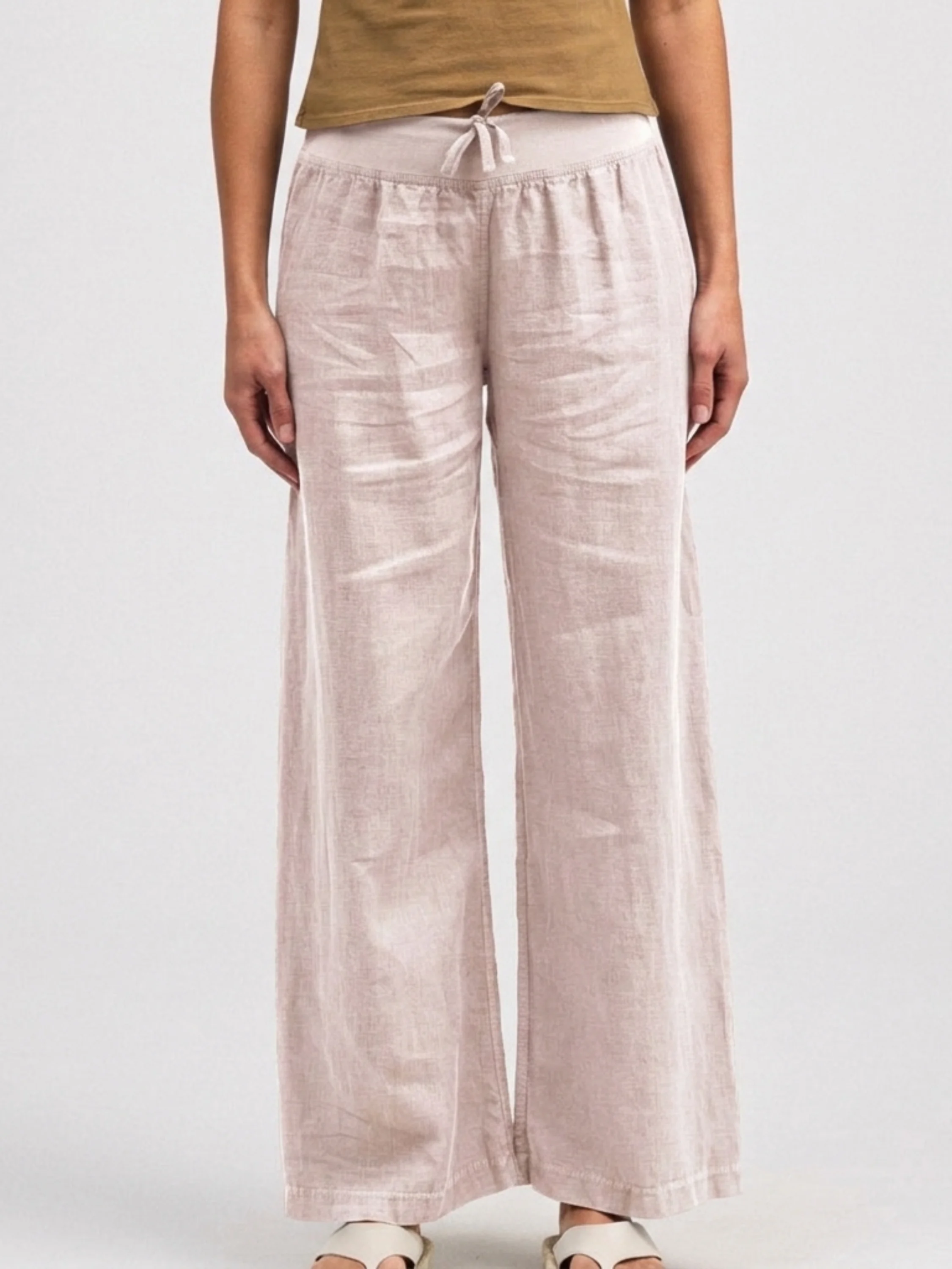 Longer Walking Pant in Pink Salt