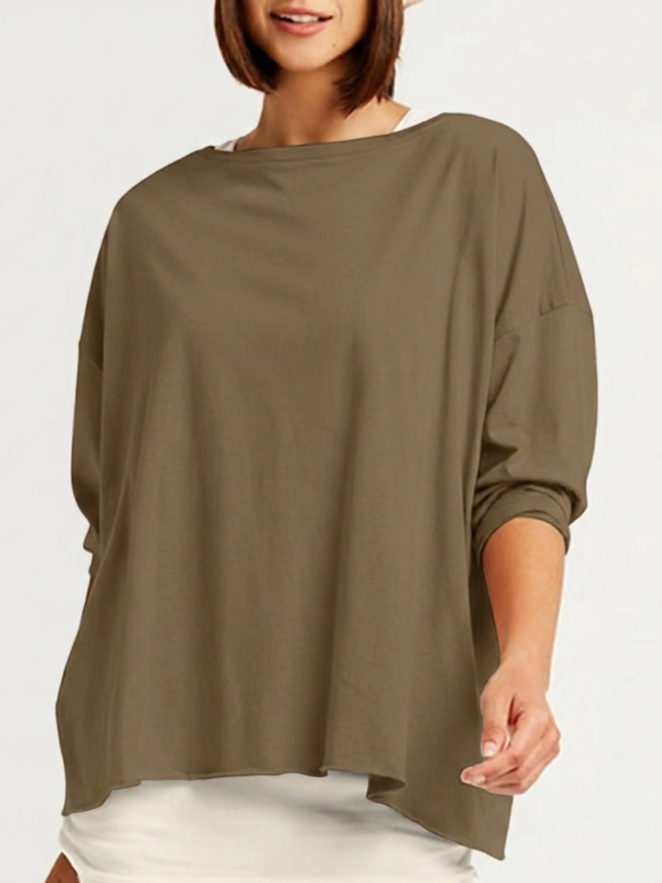 Luxury Boxy T in Turtle