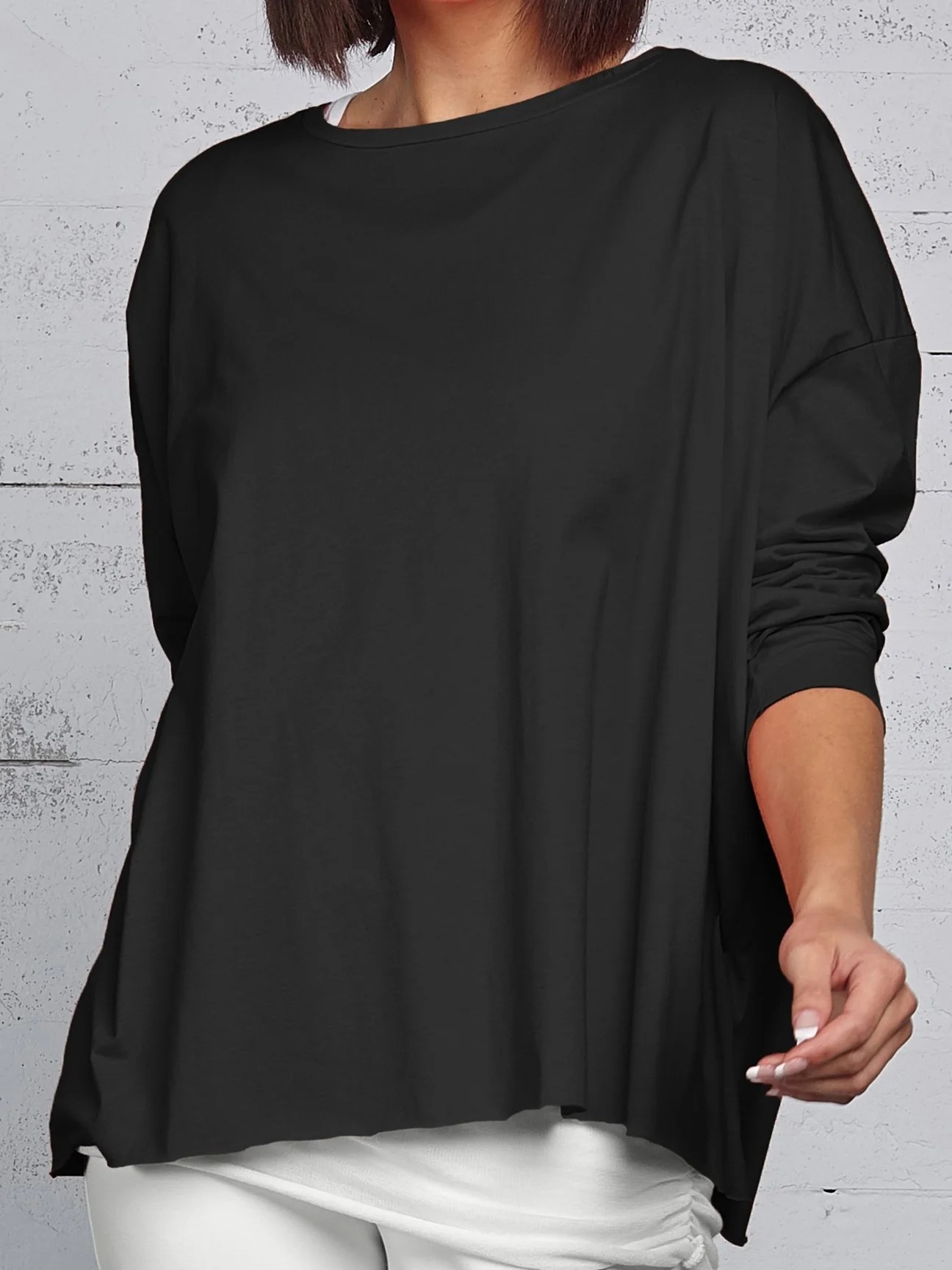 Luxury Boxy T in Black
