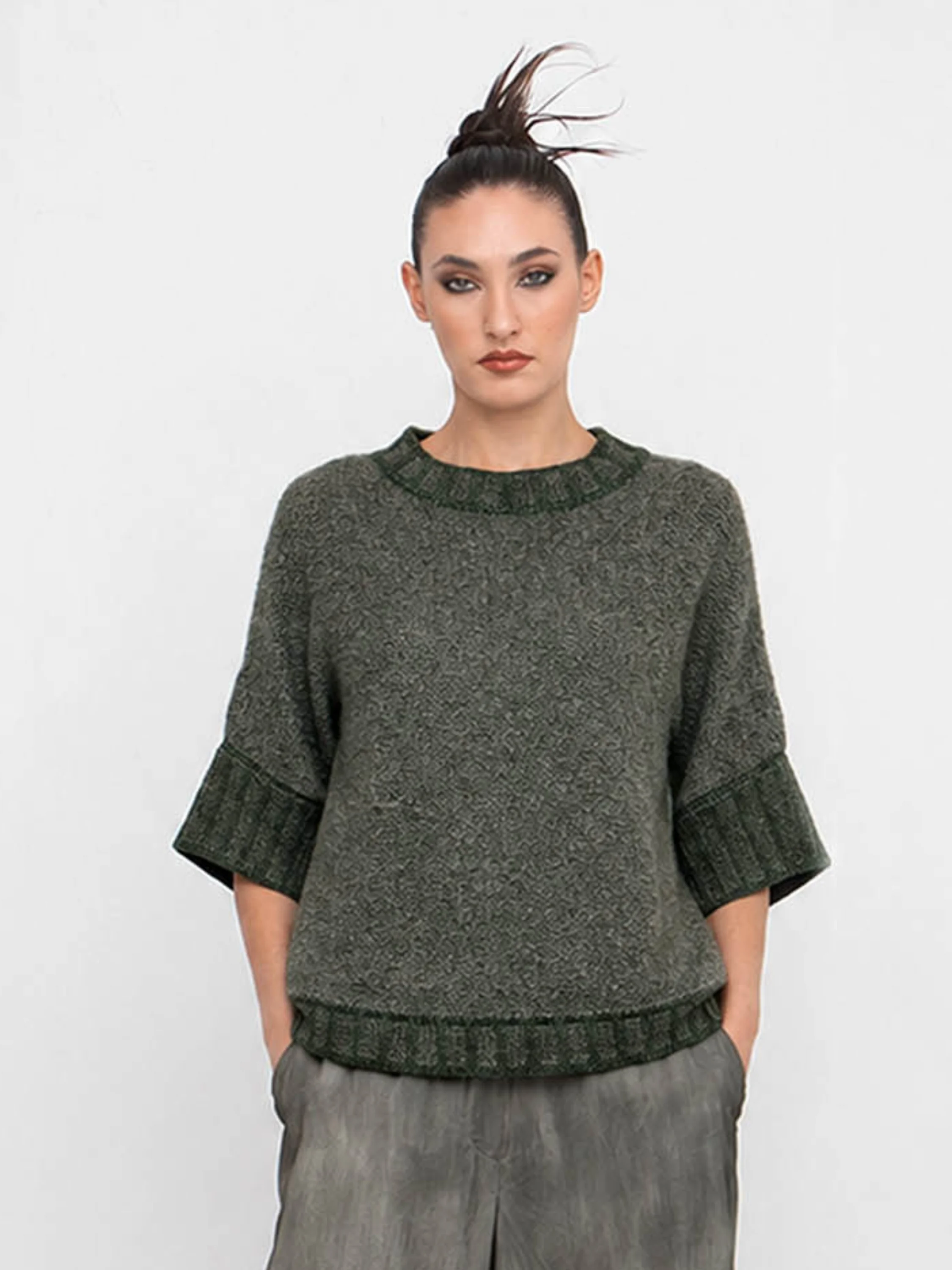Marina Pullover in Olive