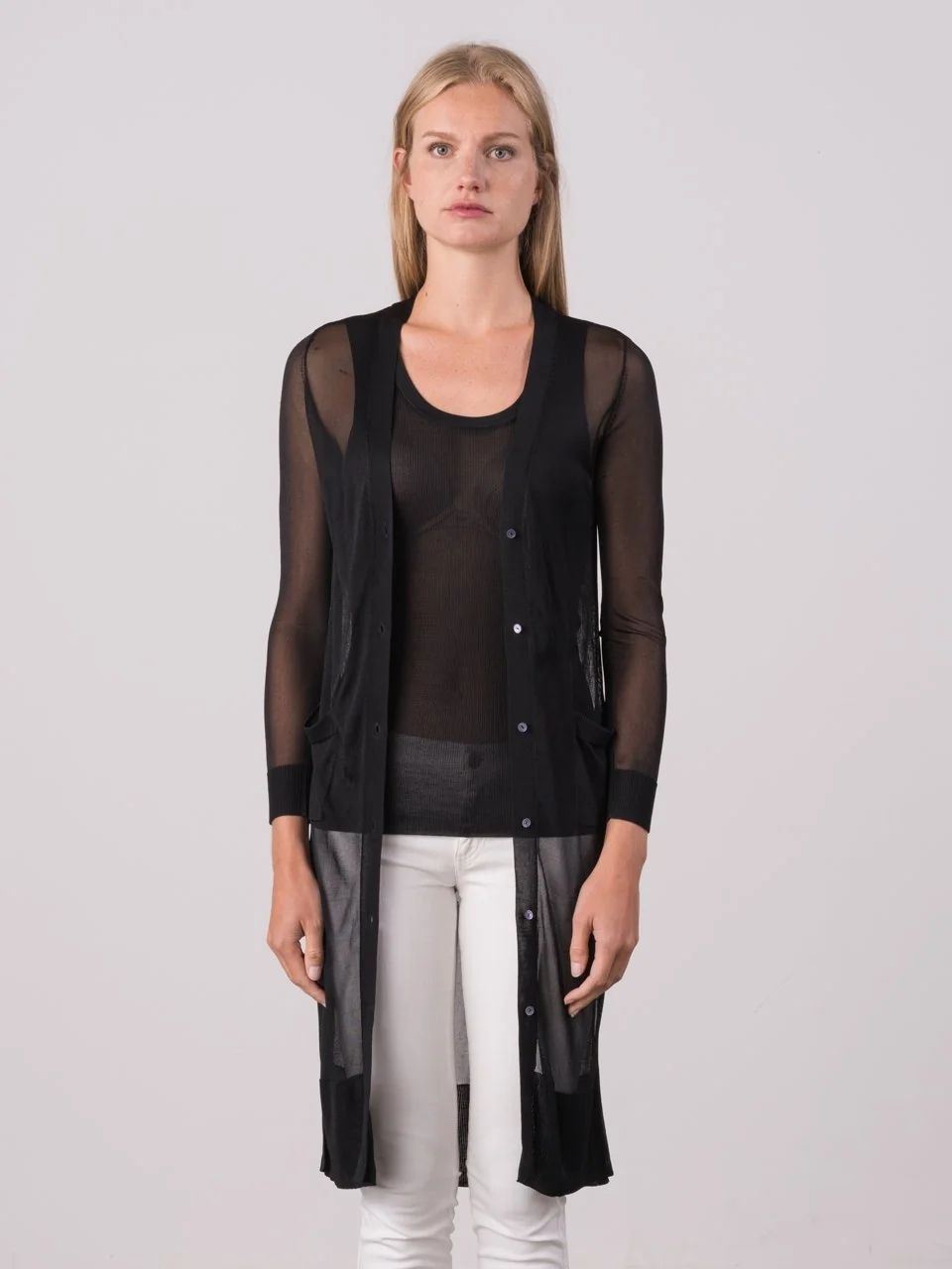 Maxi Cardigan in Black