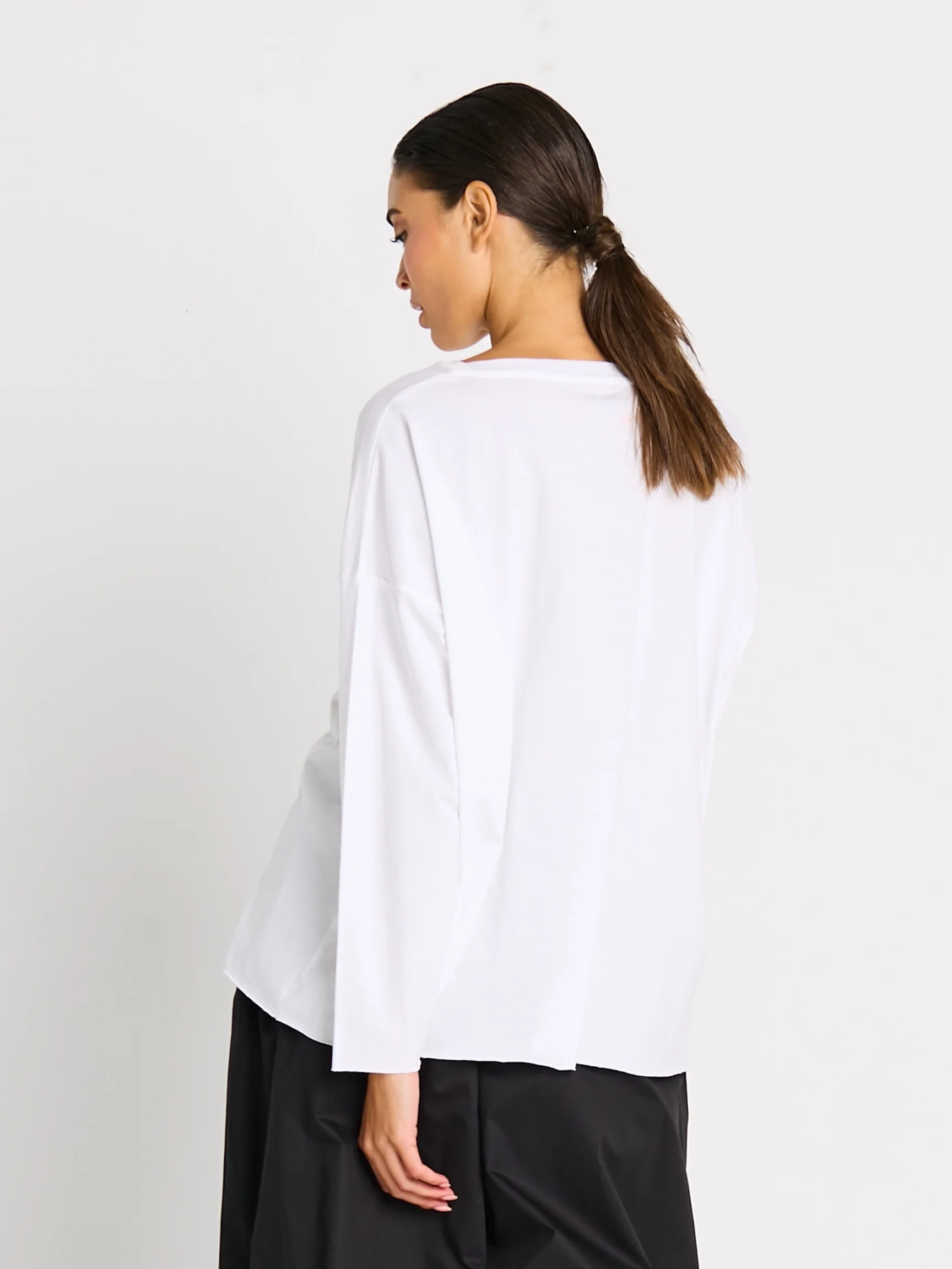 Mid Century T in White