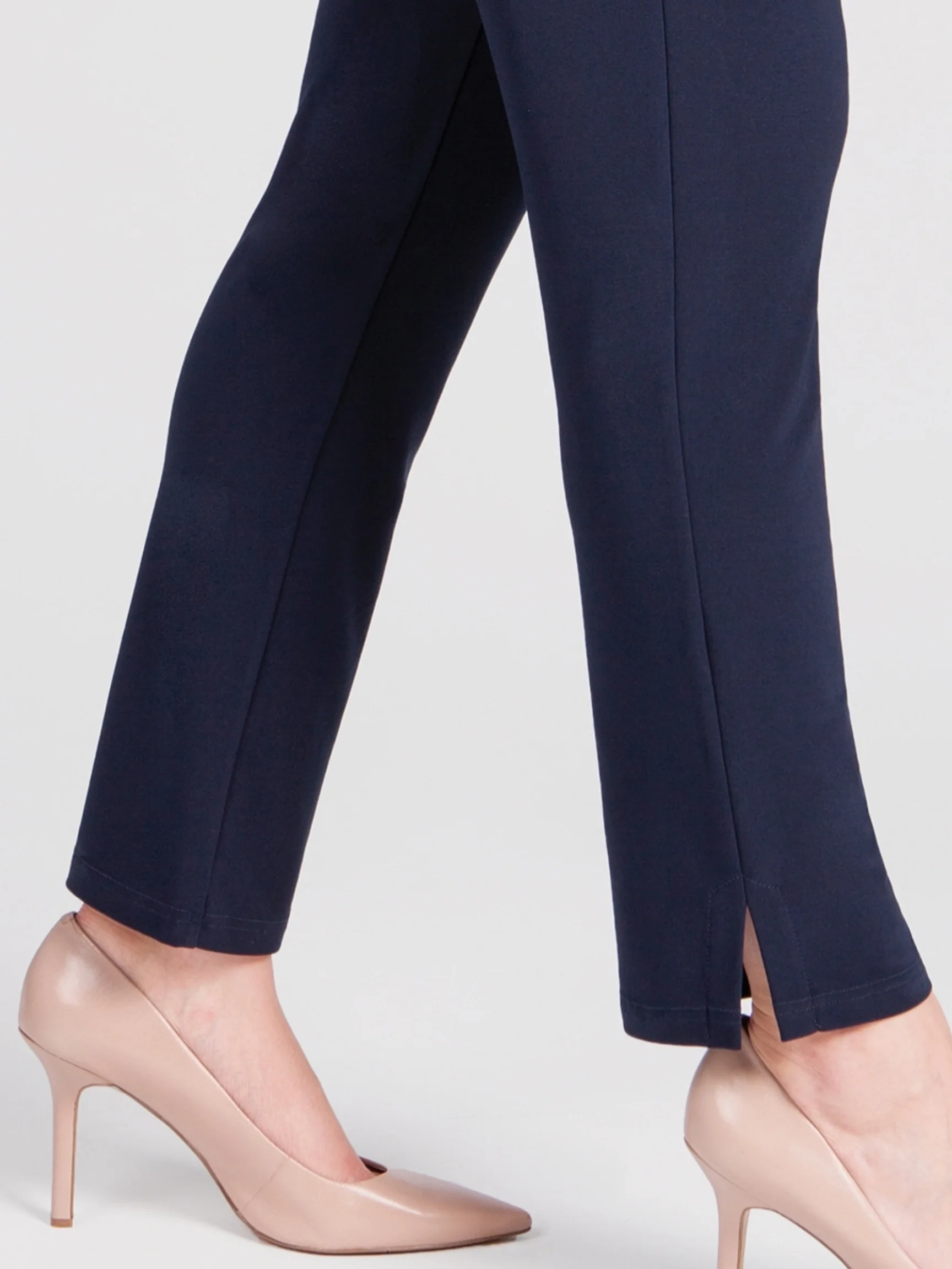 Midi Narrow Pant in Navy