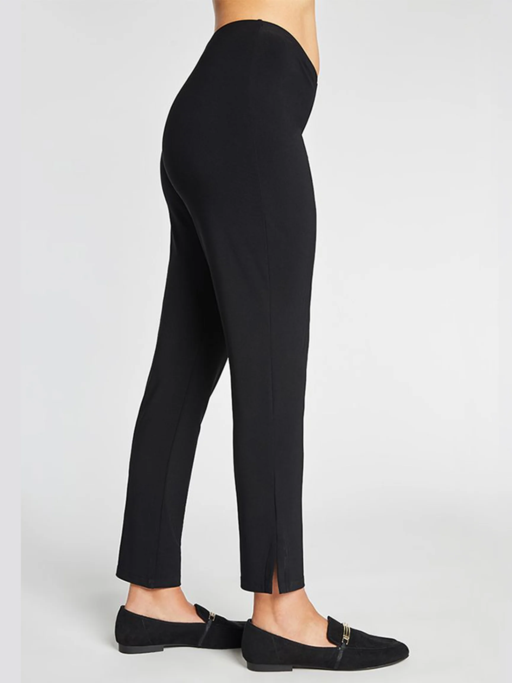 Midi Narrow Pant in Black