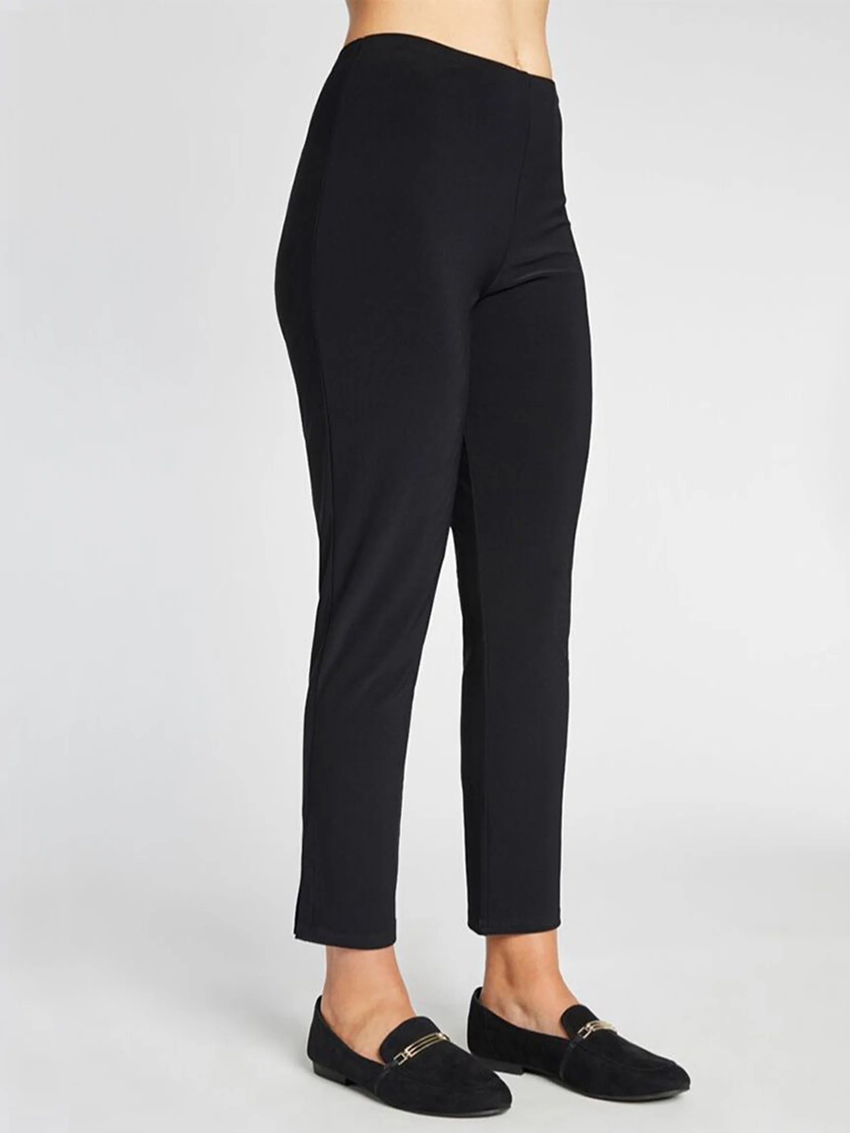 Midi Narrow Pant in Black