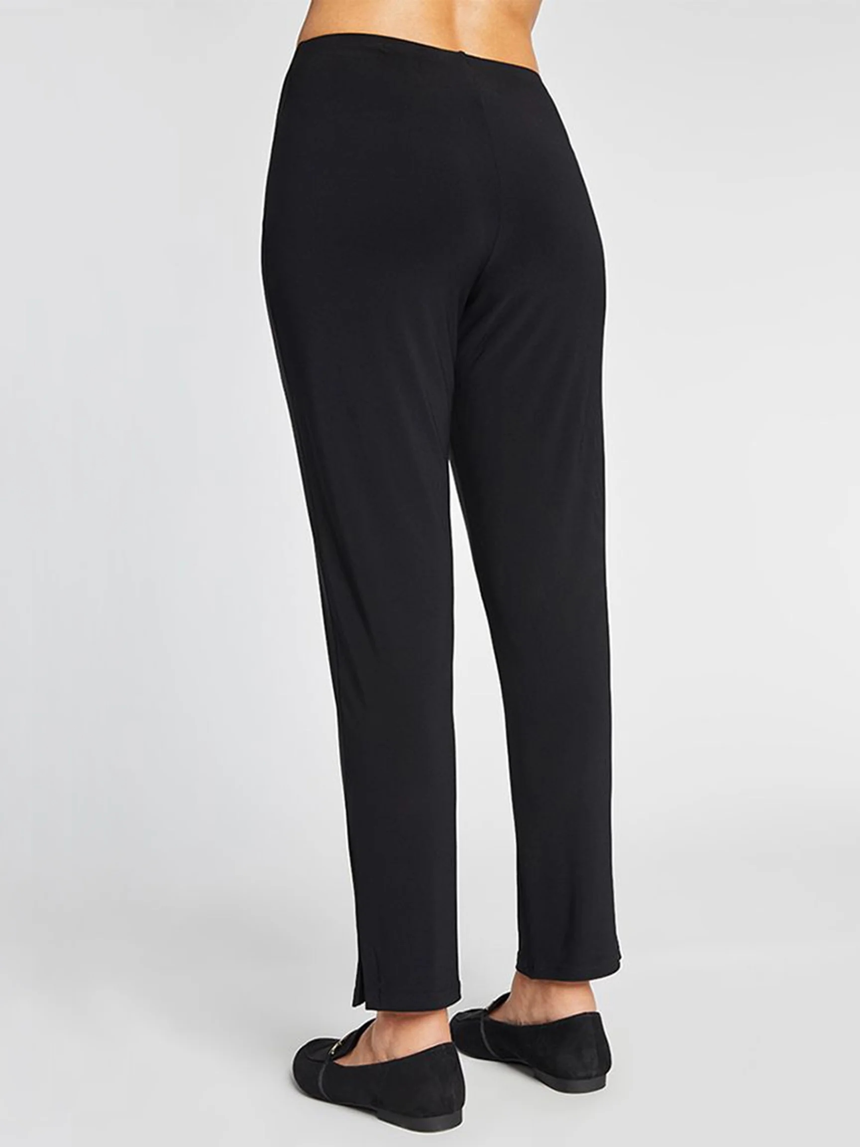 Midi Narrow Pant in Black